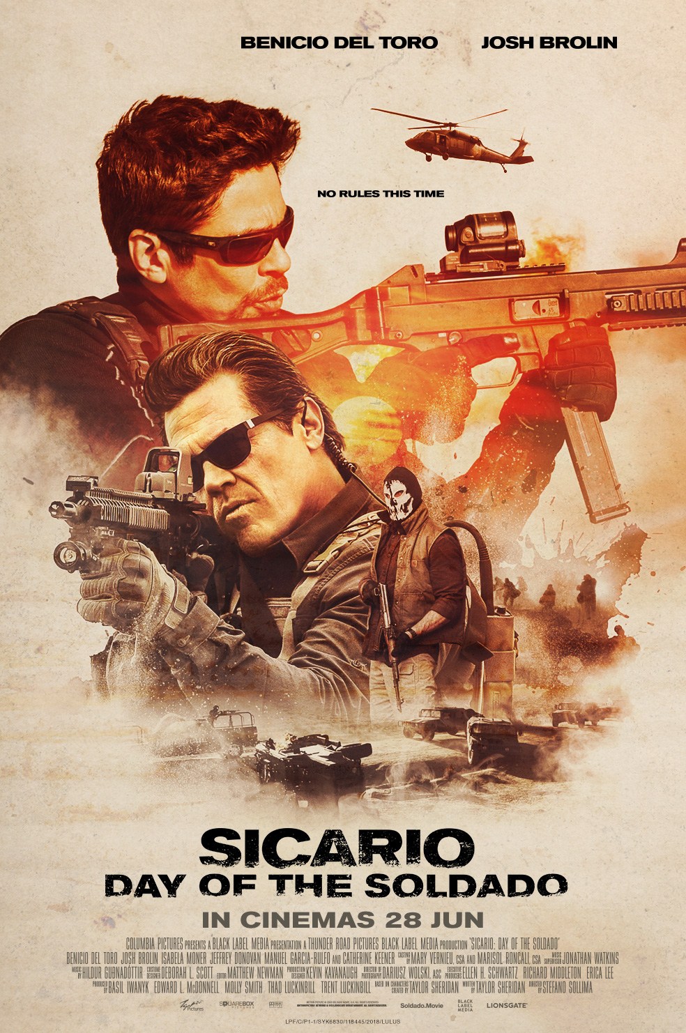 Benicio Del Toro Sicario Day Of The Soldado Movie Wallpapers