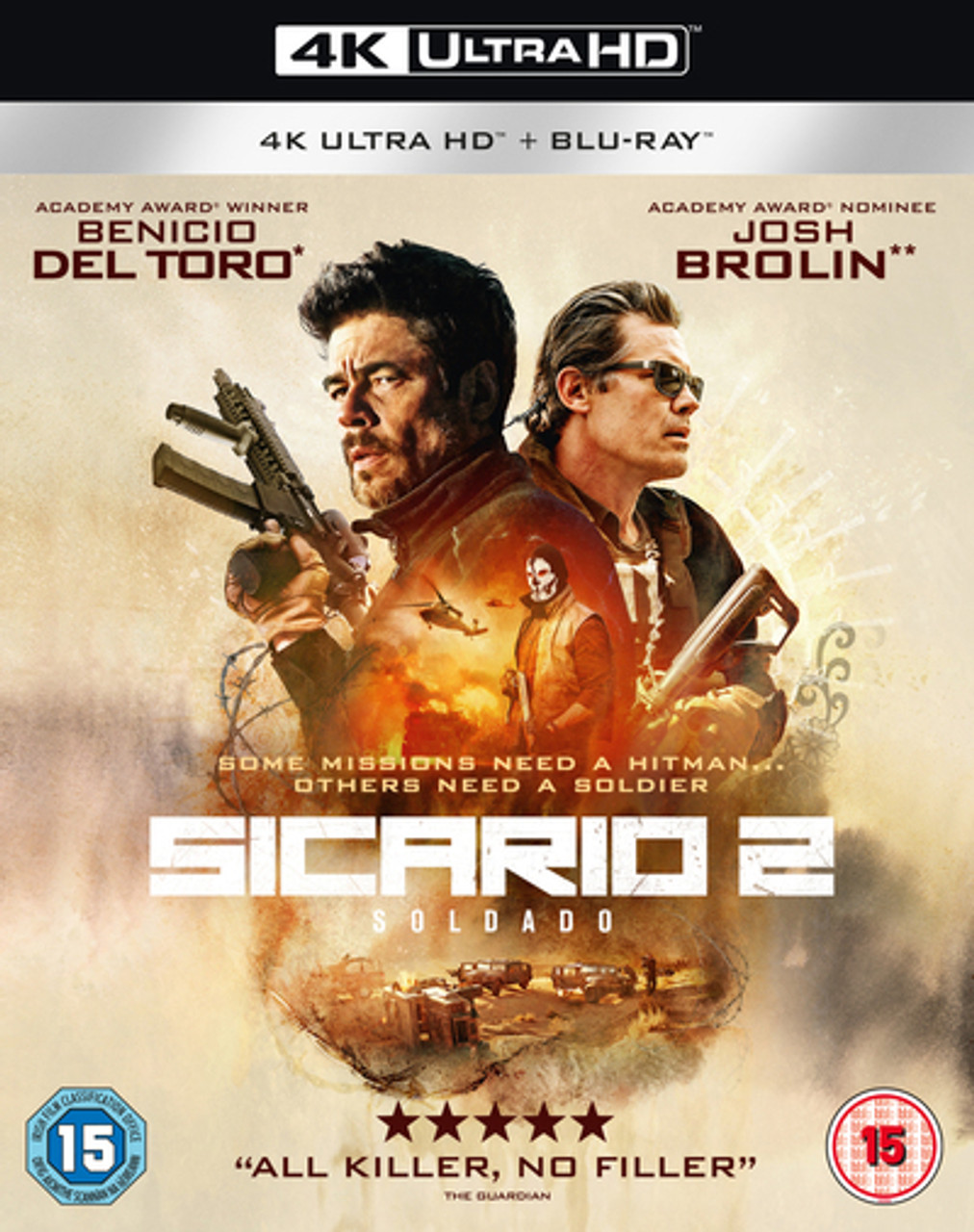 Benicio Del Toro Sicario Day Of The Soldado Movie Wallpapers