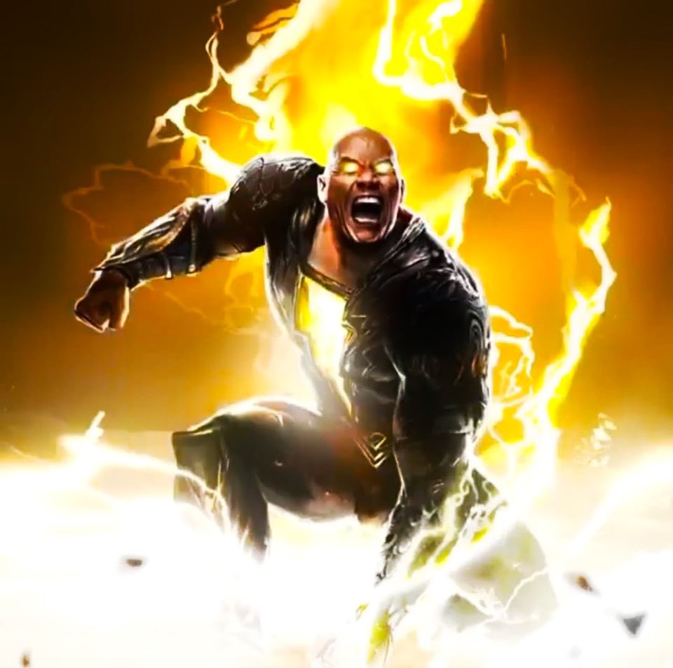 Black Adam As Dwayne Johnson Cool Art Wallpapers