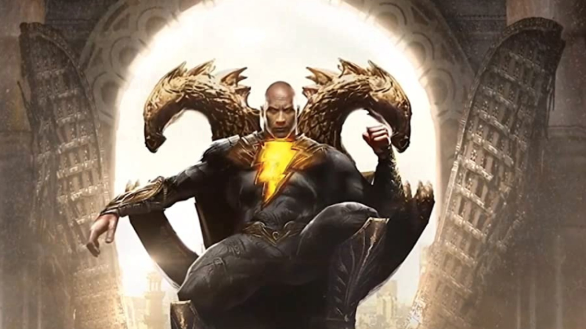 Black Adam As Dwayne Johnson Cool Art Wallpapers