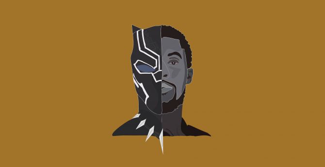 Black Panther Minimal Artwork Wallpapers