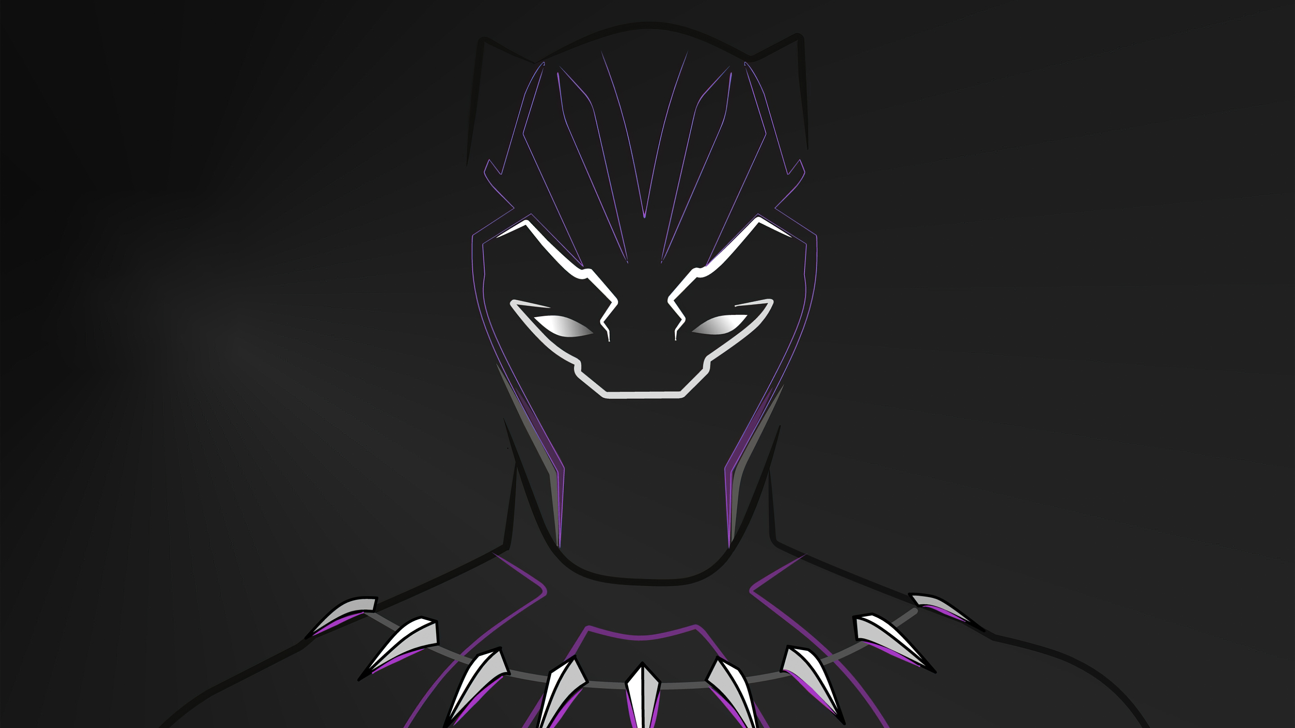 Black Panther Minimal Artwork Wallpapers