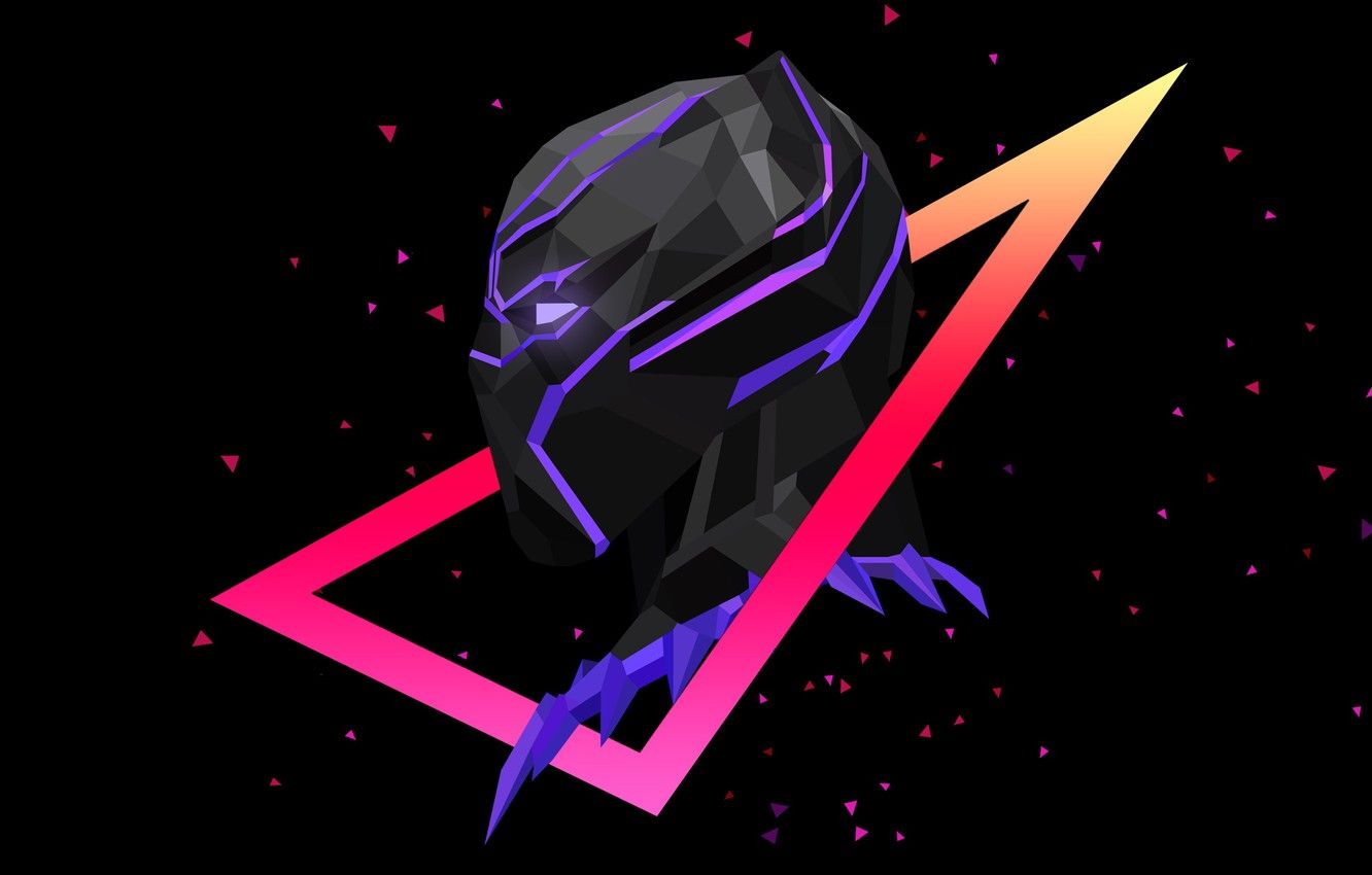 Black Panther Minimal Artwork Wallpapers