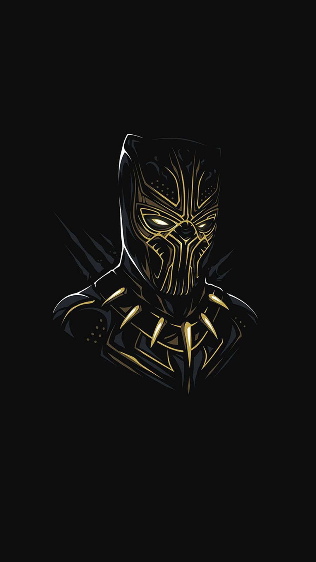 Black Panther Minimal Artwork Wallpapers