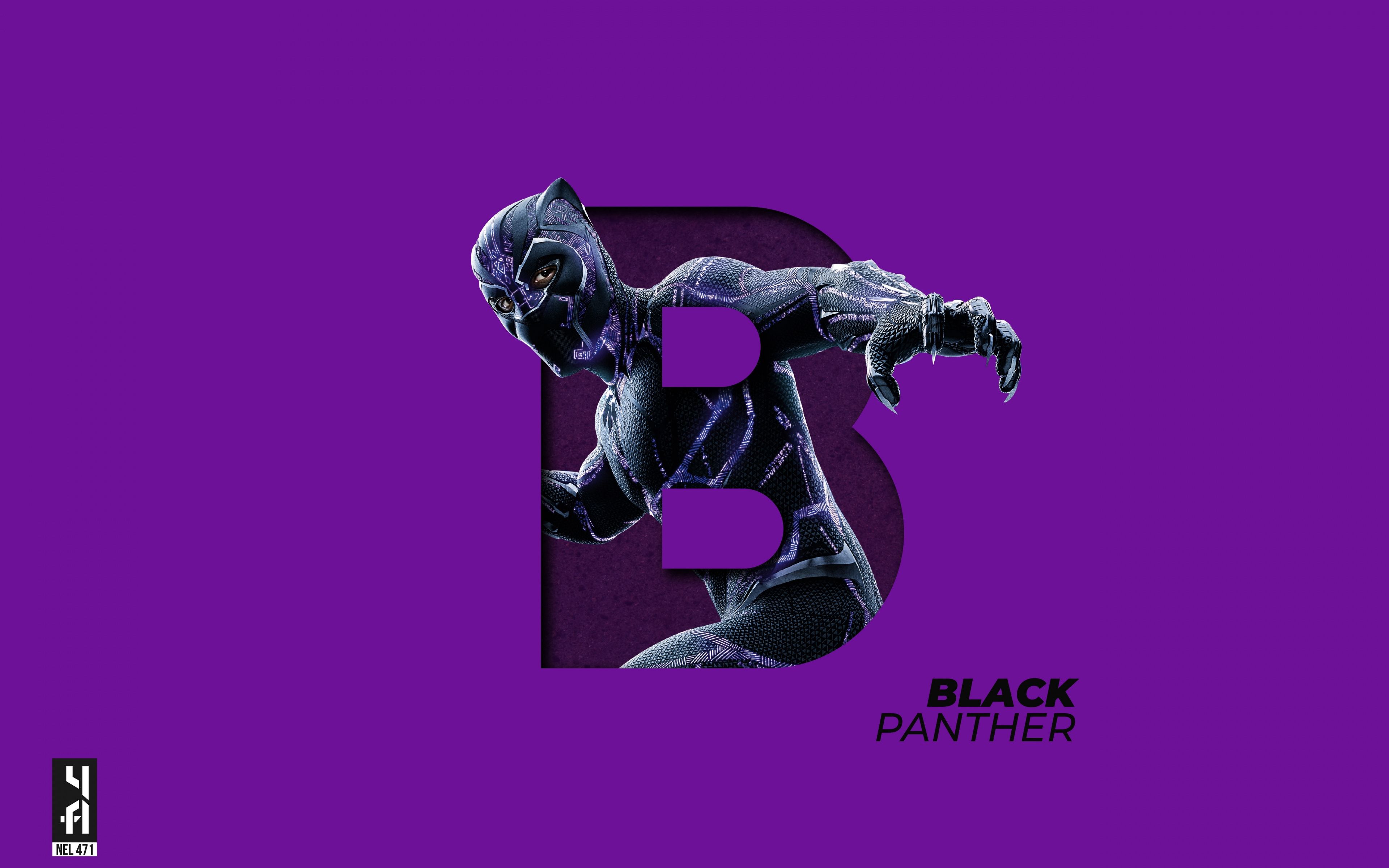 Black Panther Minimal Artwork Wallpapers