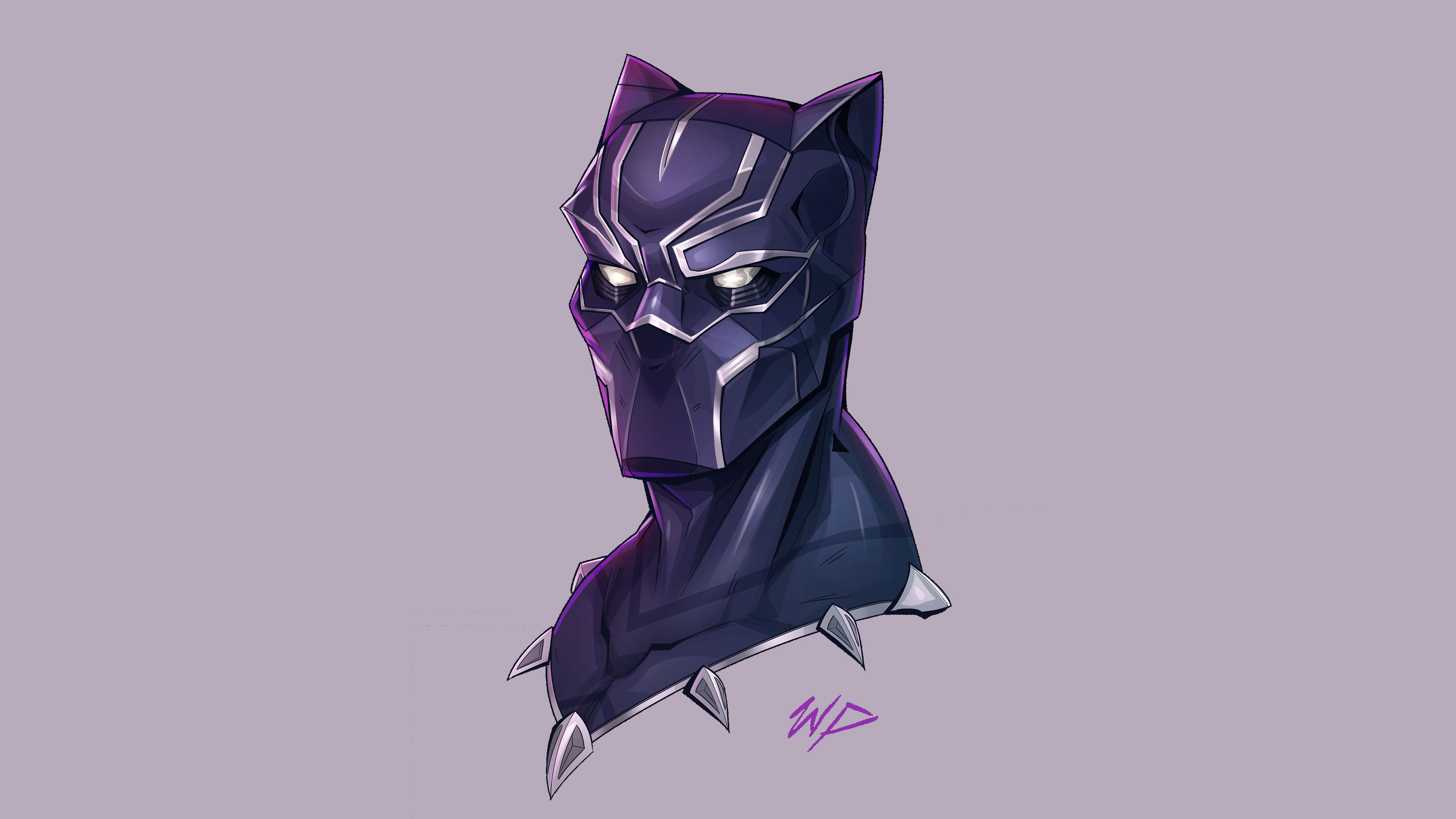 Black Panther Minimal Artwork Wallpapers