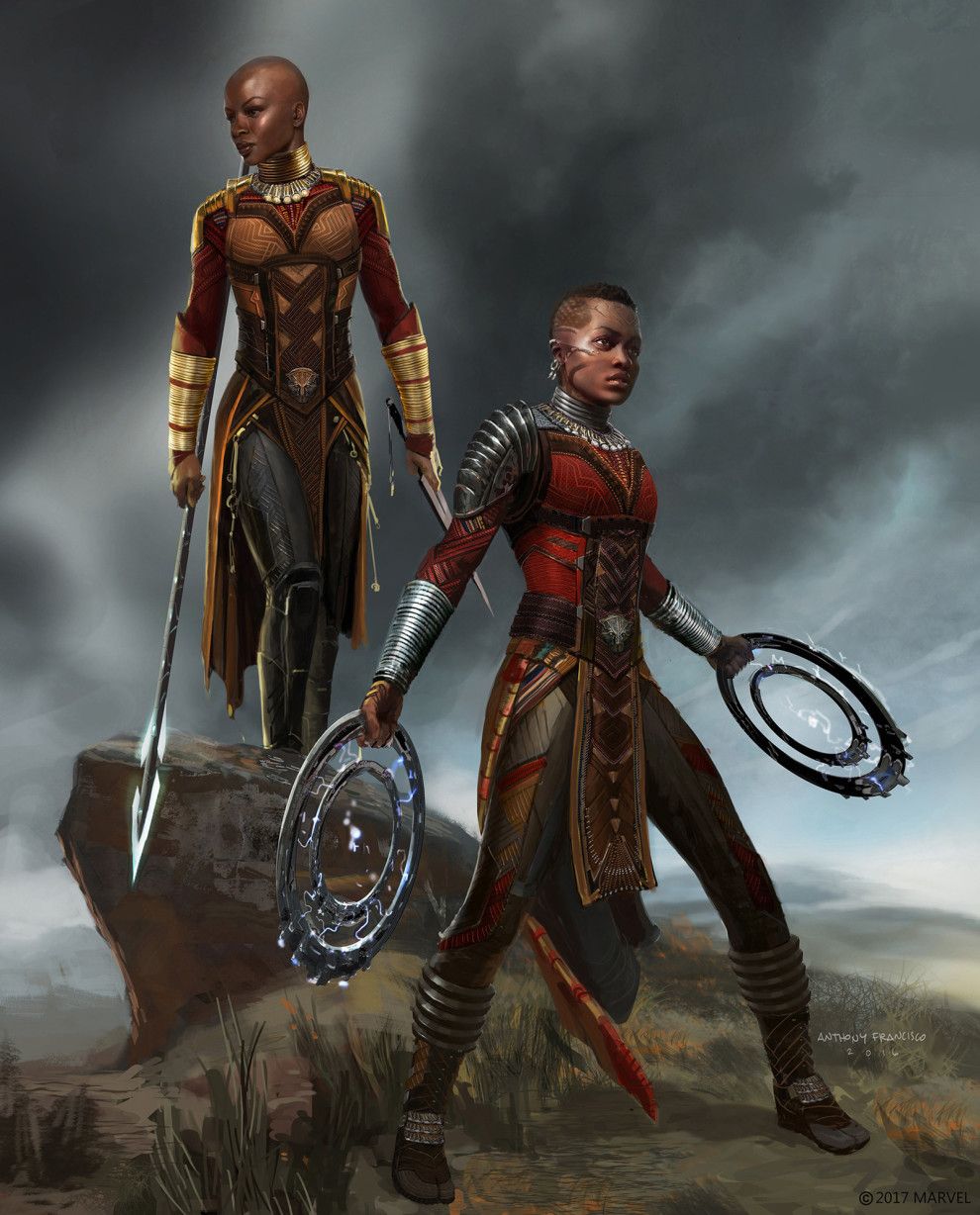 Black Panther, Okoye And Nakia Wallpapers