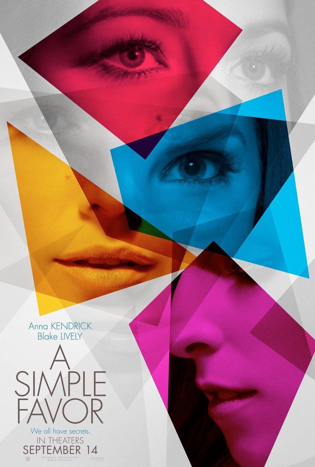 Blake Lively A Simple Favor 2018 Movie Poster Wallpapers