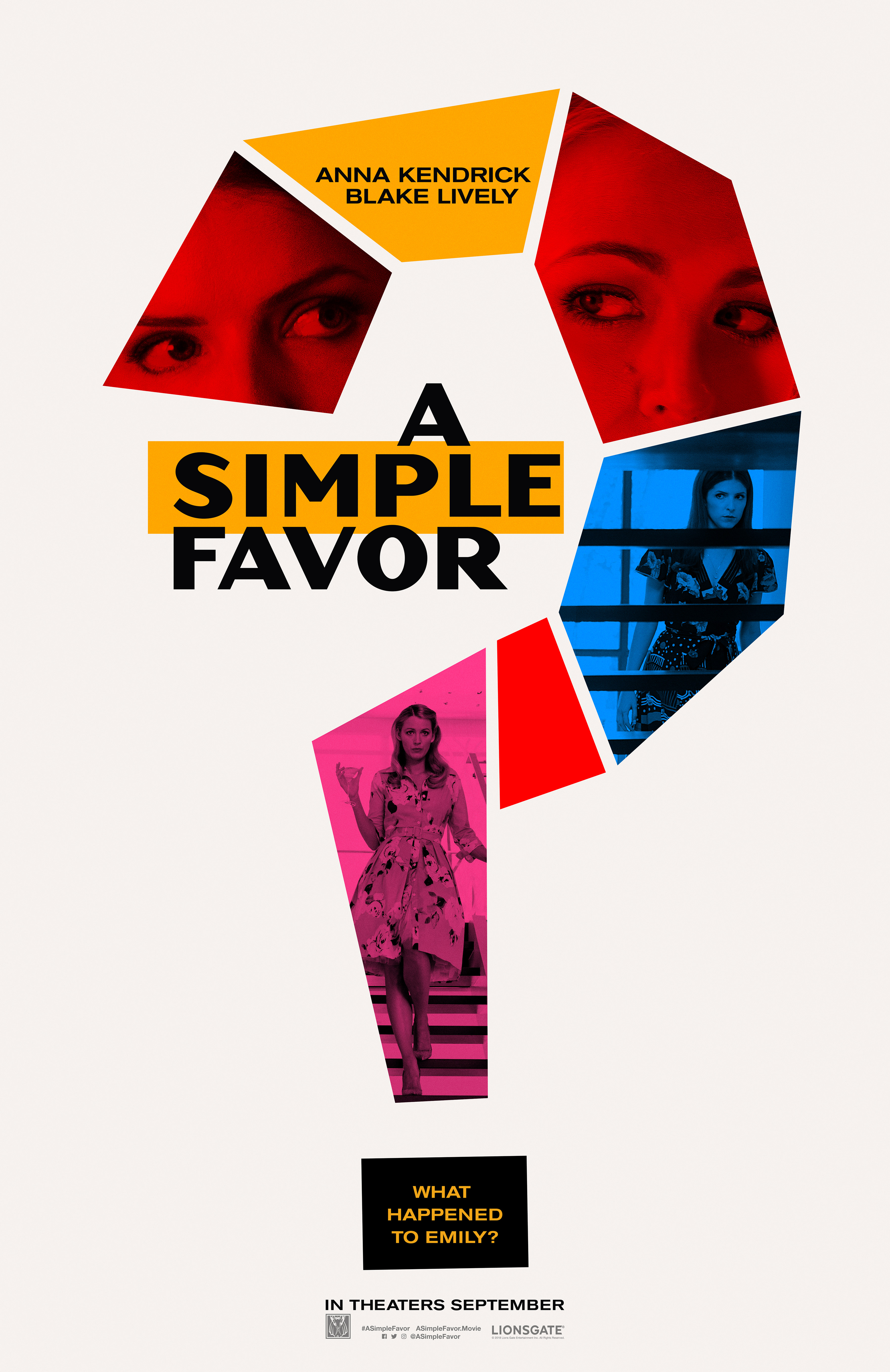 Blake Lively A Simple Favor 2018 Movie Poster Wallpapers