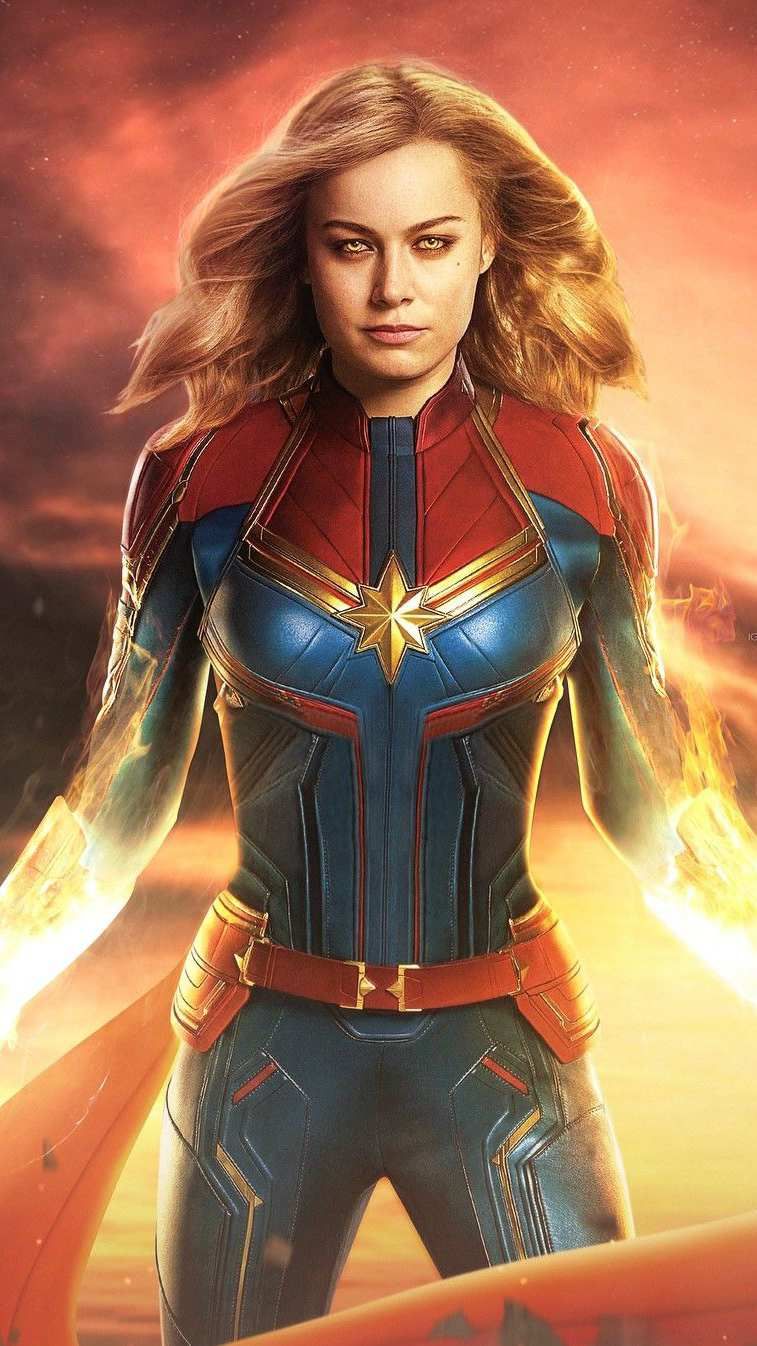 Brie Larson 2018 Captain Marvel Artwork Wallpapers