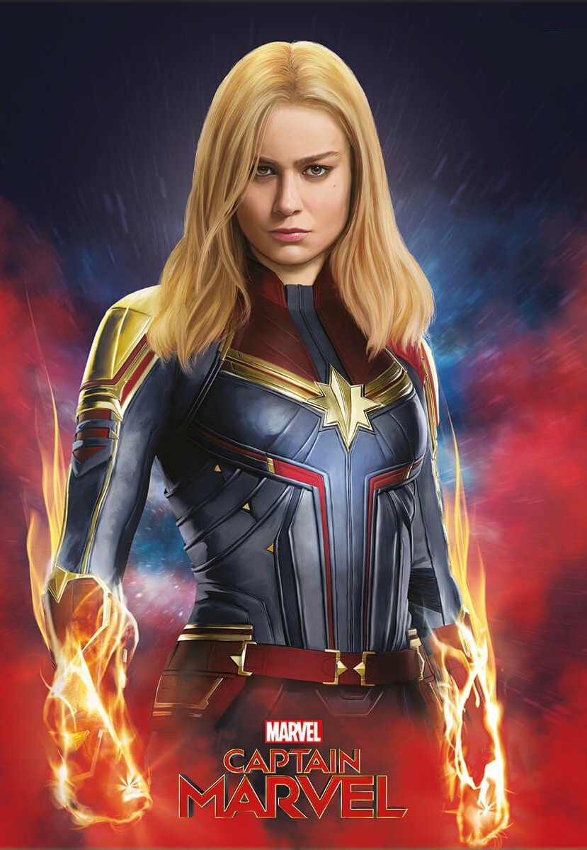 Brie Larson 2018 Captain Marvel Artwork Wallpapers