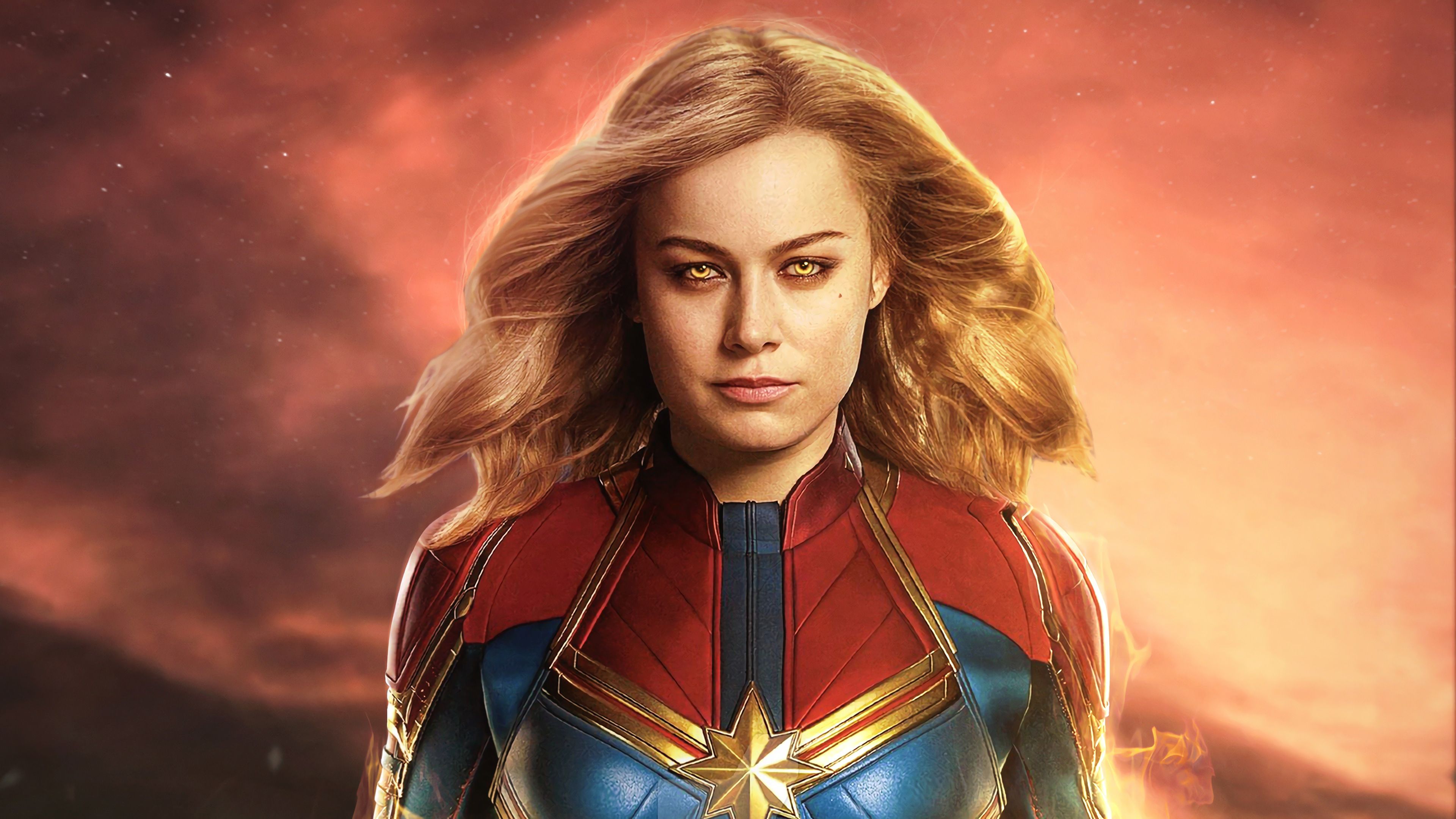 Brie Larson As Carol Danvers In Captain Marvel Wallpapers