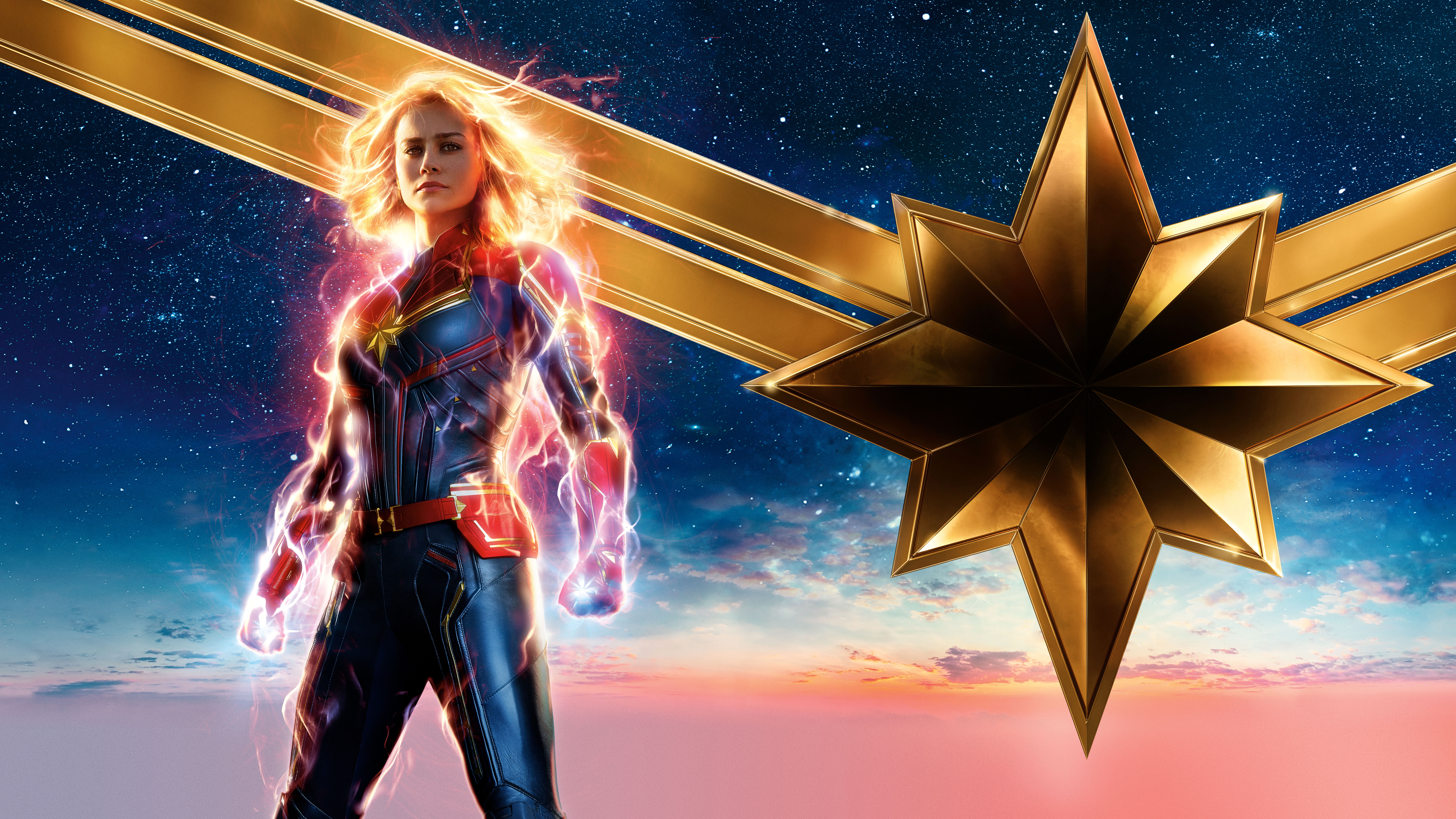 Brie Larson As Carol Danvers In Captain Marvel Wallpapers