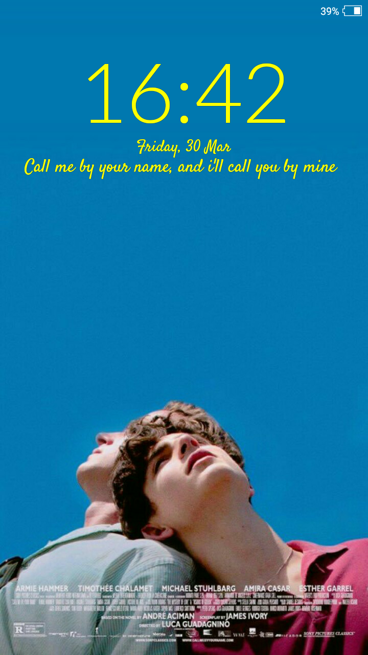 Call Me By Your Name Wallpapers