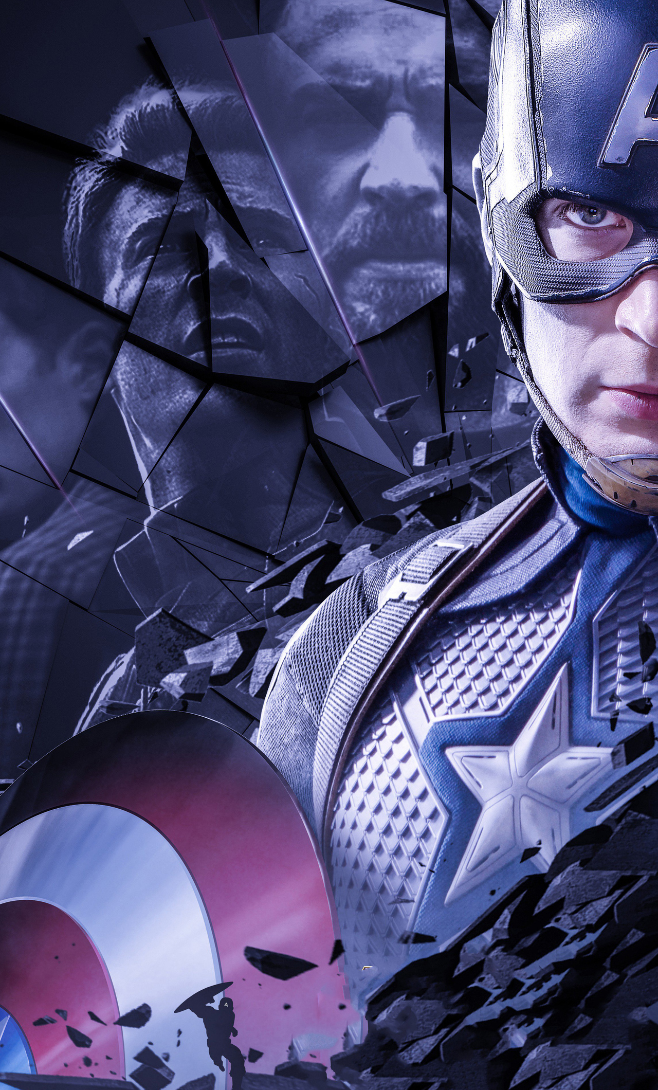 Captain America Vs Captain America Avengers Endgame Art Wallpapers