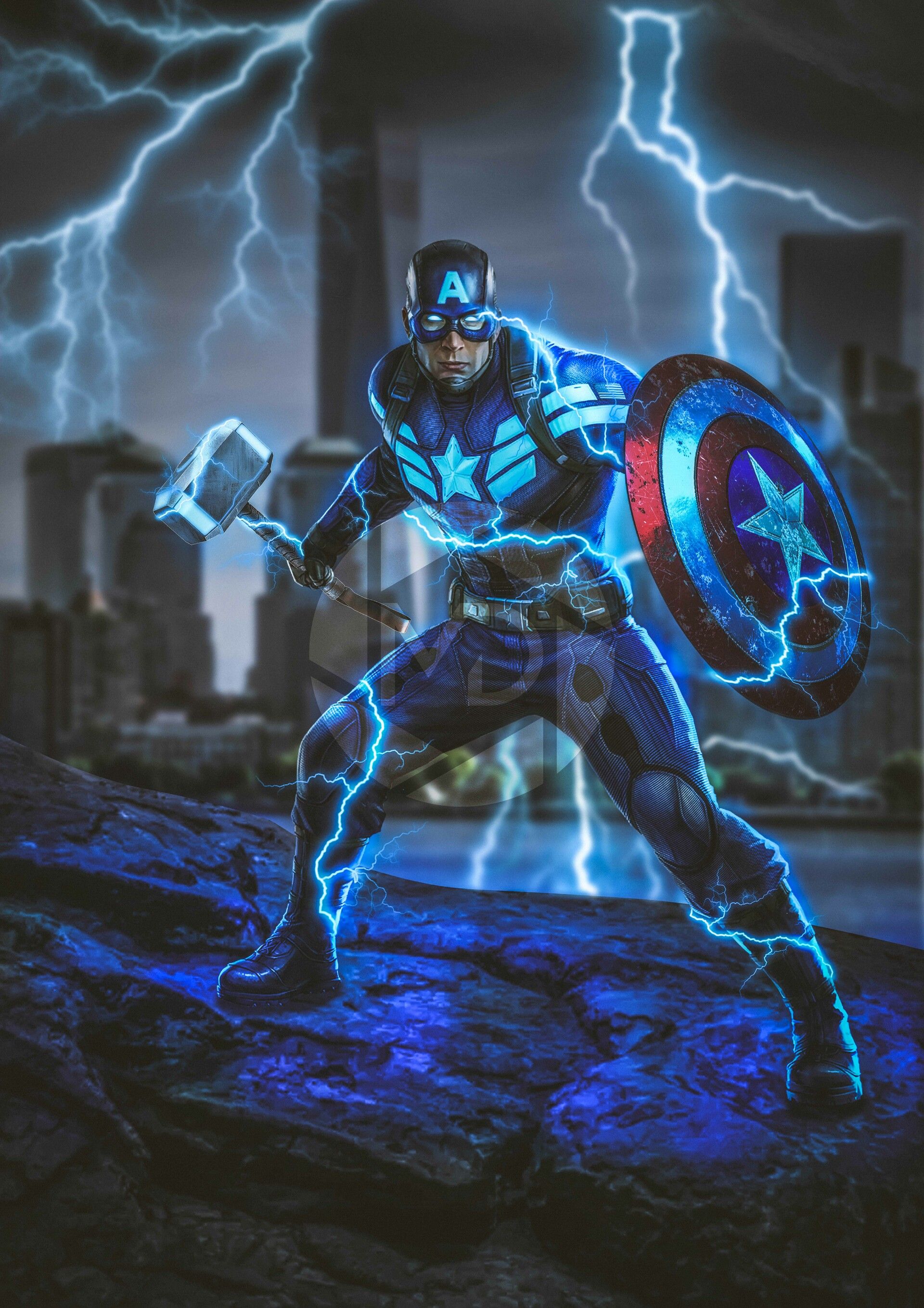 Captain America Vs Captain America Avengers Endgame Art Wallpapers