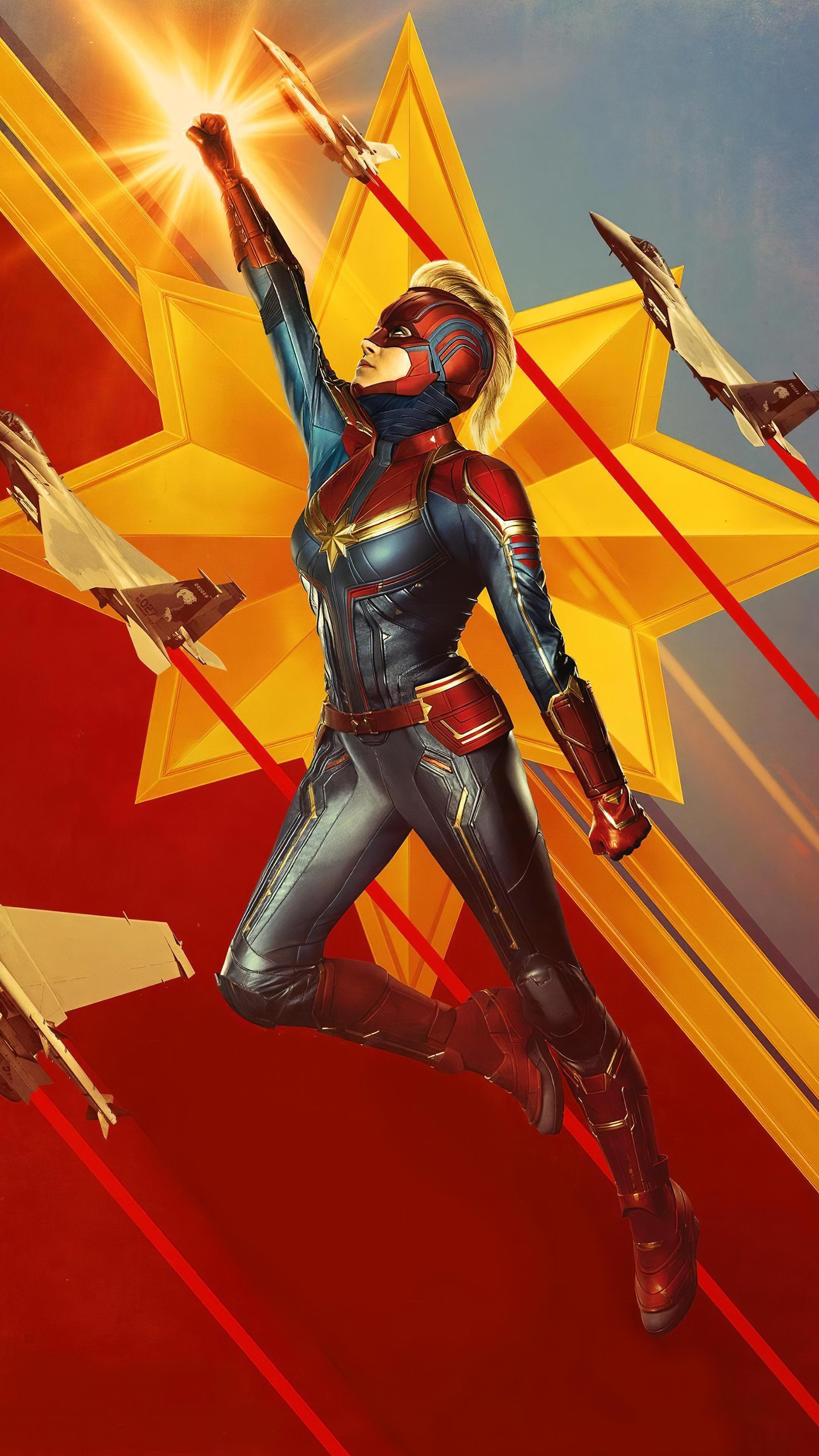 Captain Marvel 2019 Official Poster Wallpapers