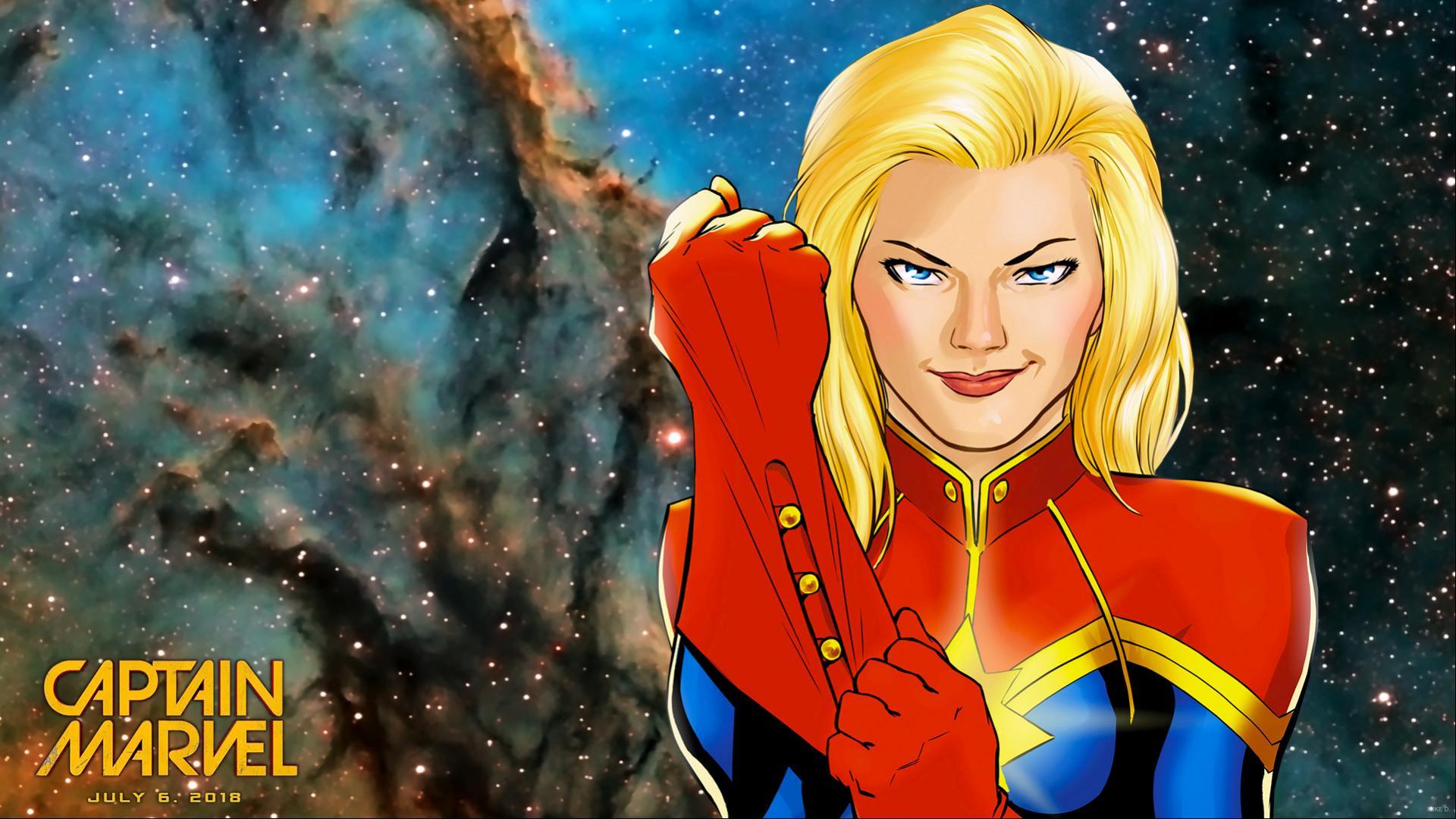 Captain Marvel Digital Art 2018 Wallpapers