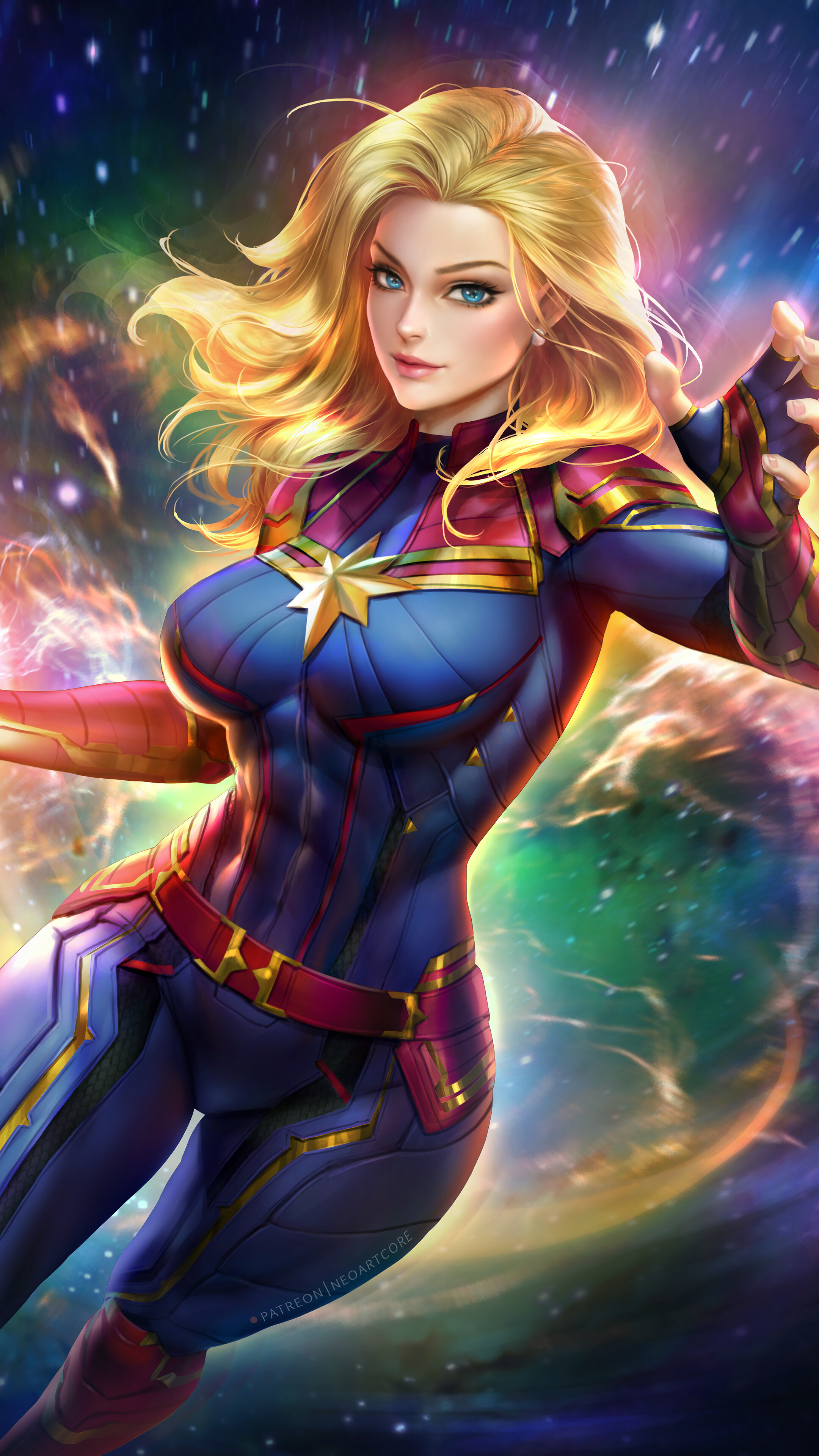 Captain Marvel In Costume Image Wallpapers