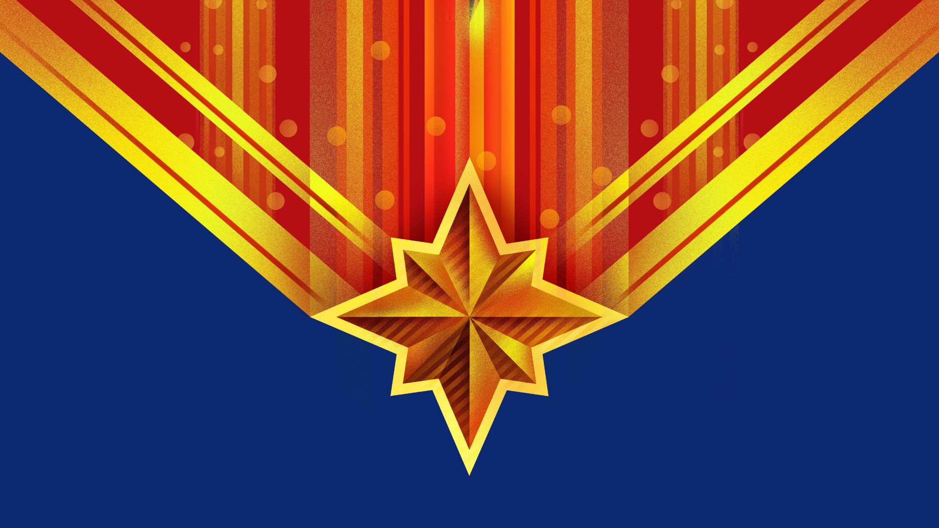 Captain Marvel Logo 4K Wallpapers