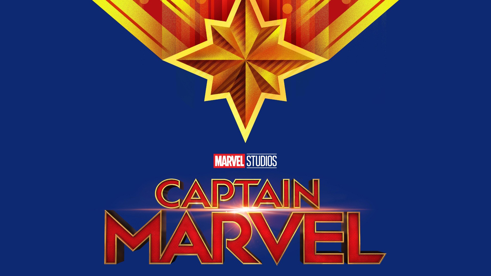 Captain Marvel Logo 4K Wallpapers