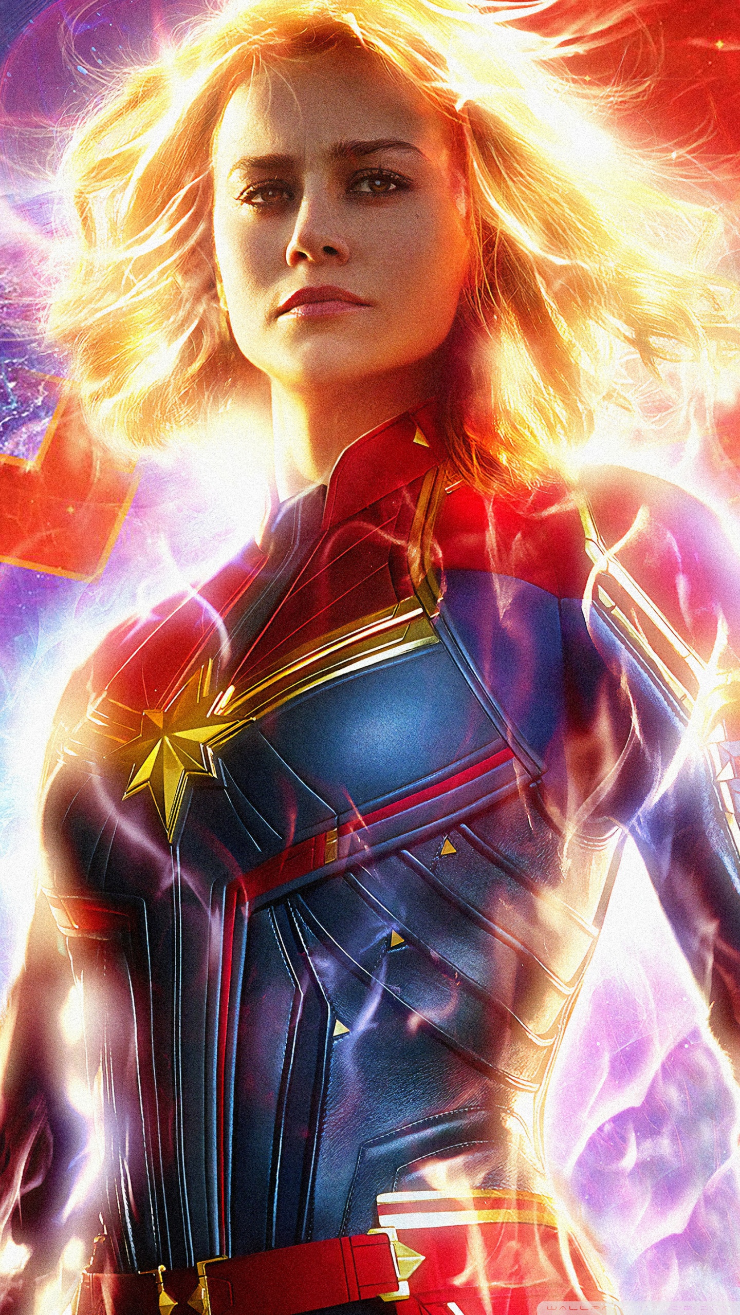 Captain Marvel Logo 4K Wallpapers