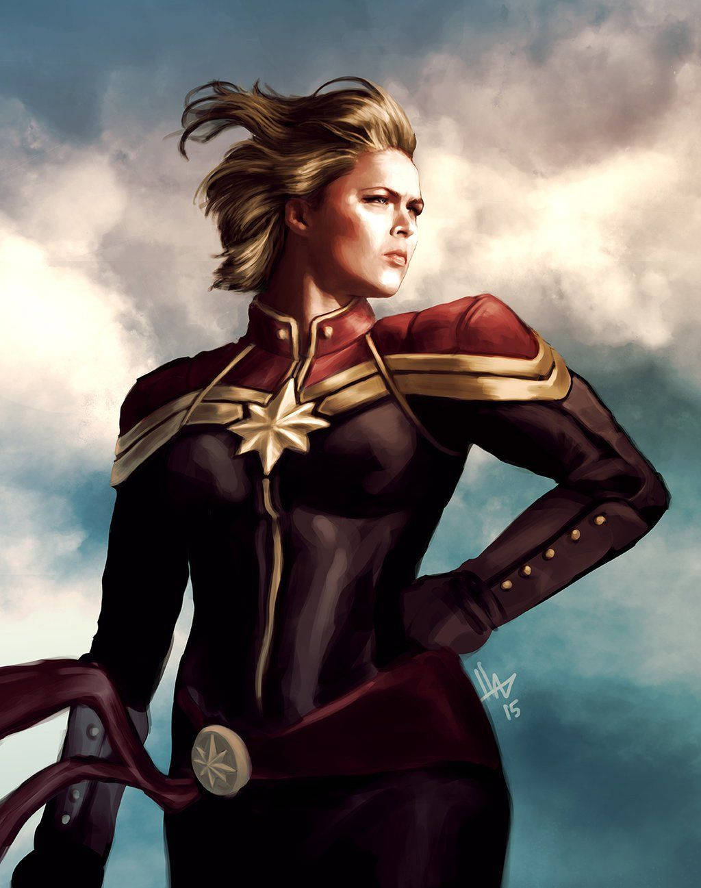 Captain Marvel Movie All Superheroes Wallpapers