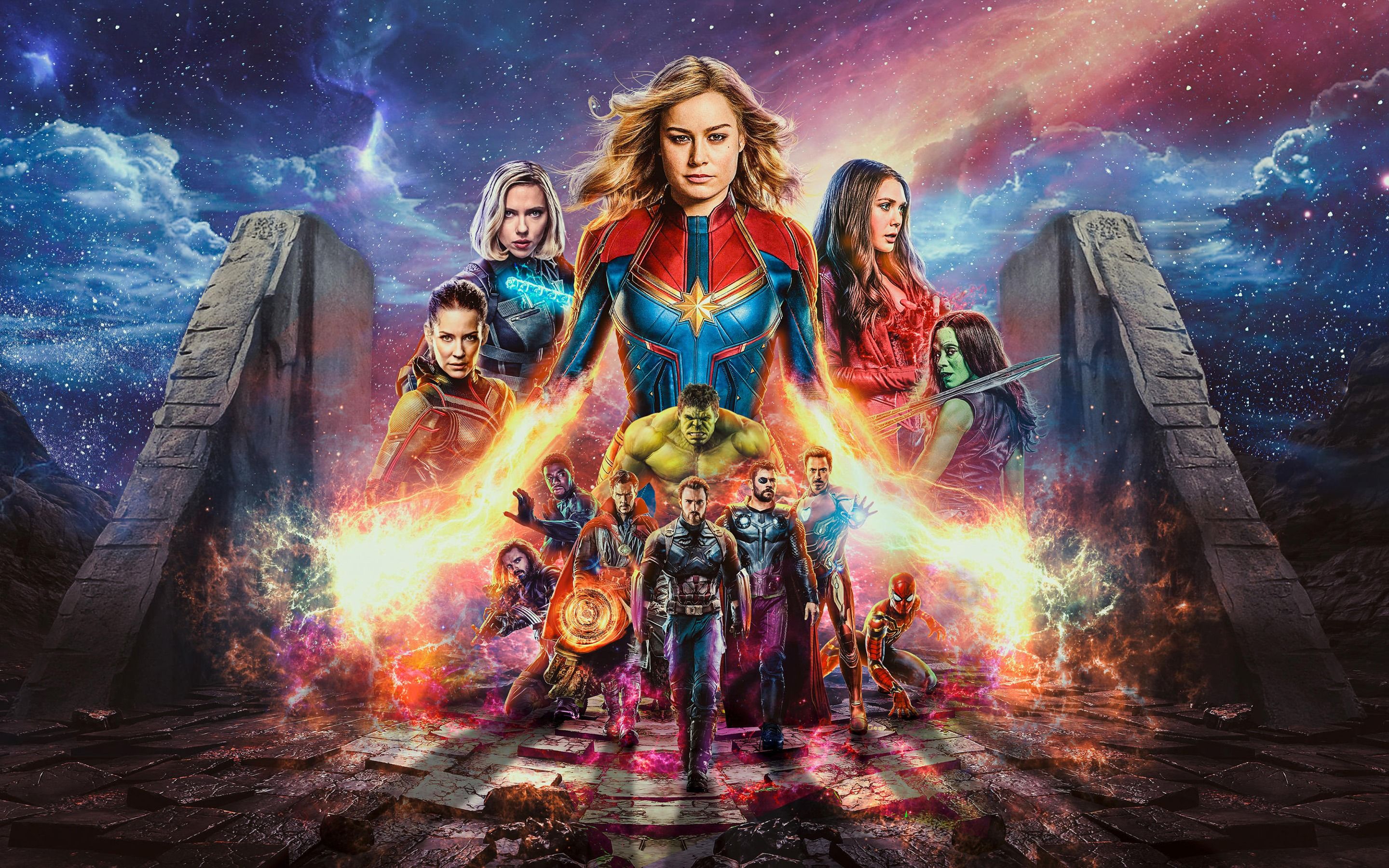 Captain Marvel Teaser Poster Art Wallpapers