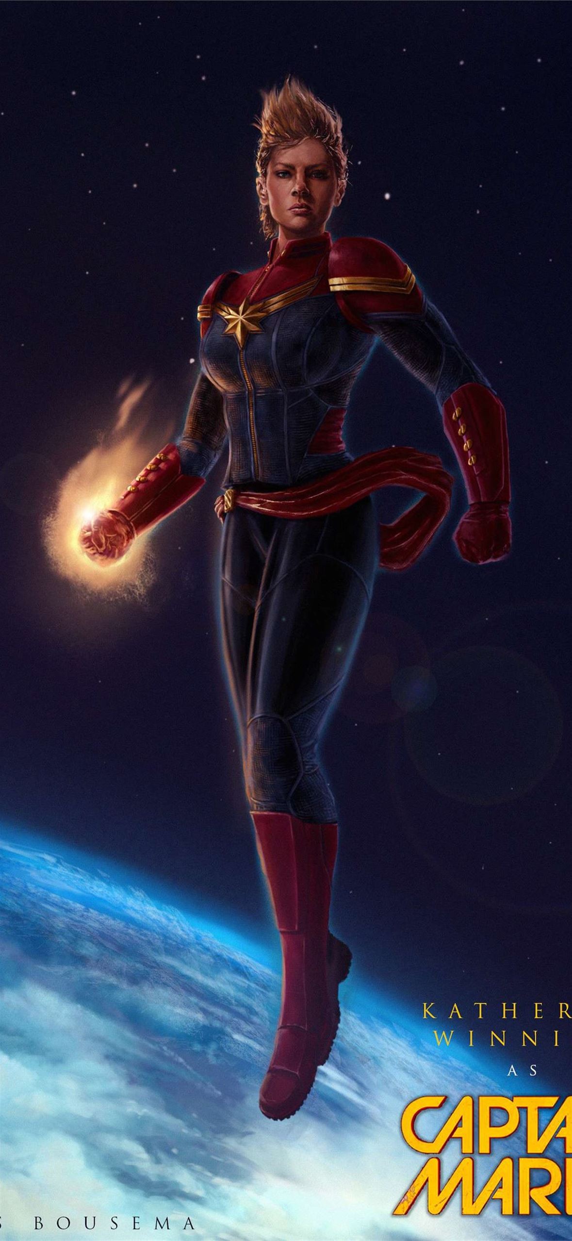 Captain Marvel Teaser Poster Art Wallpapers