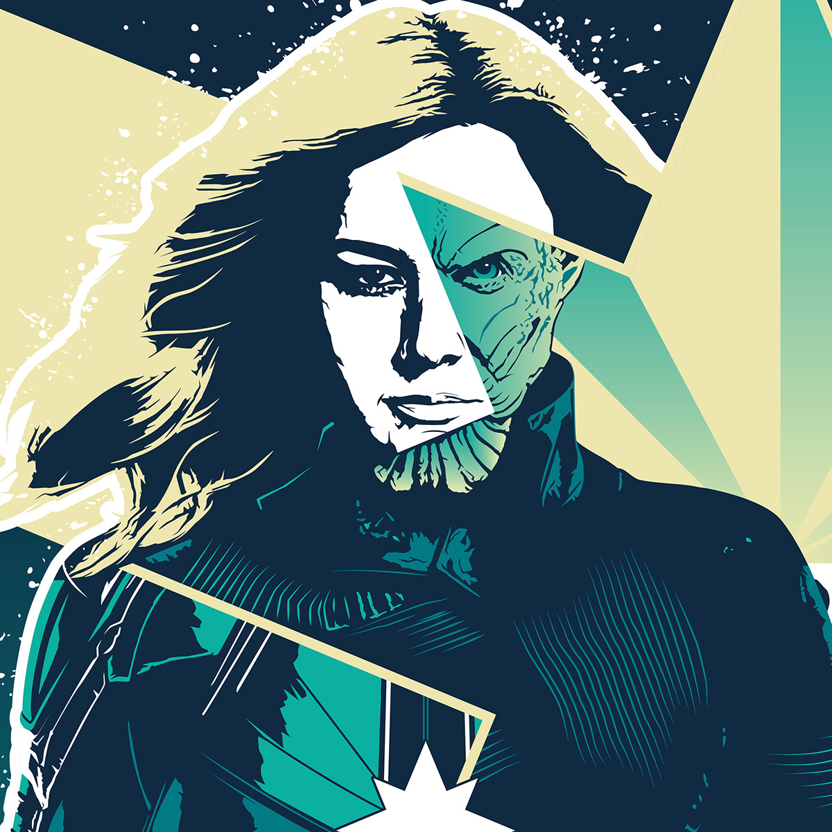 Captain Marvel Teaser Poster Art Wallpapers