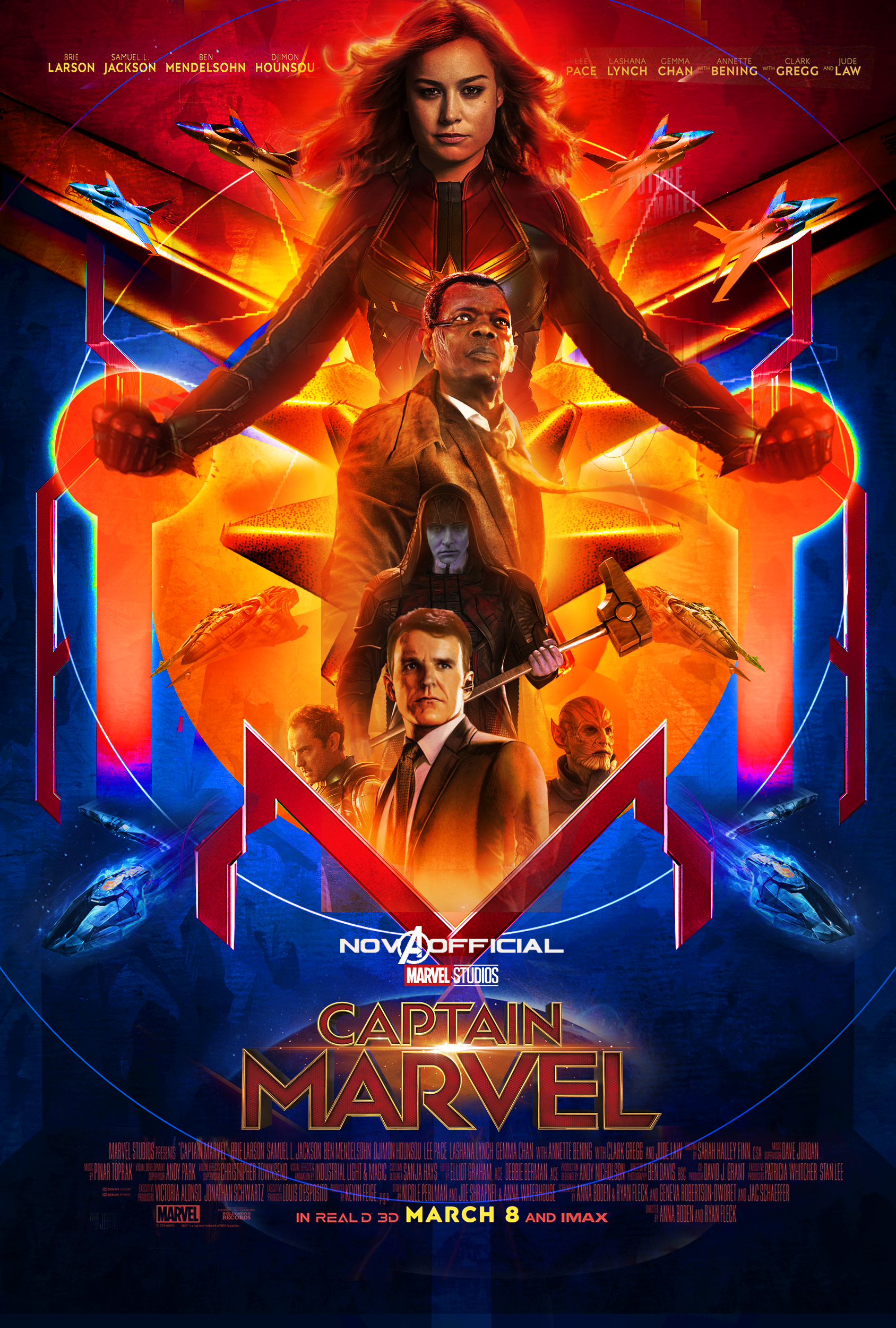 Captain Marvel Teaser Poster Art Wallpapers