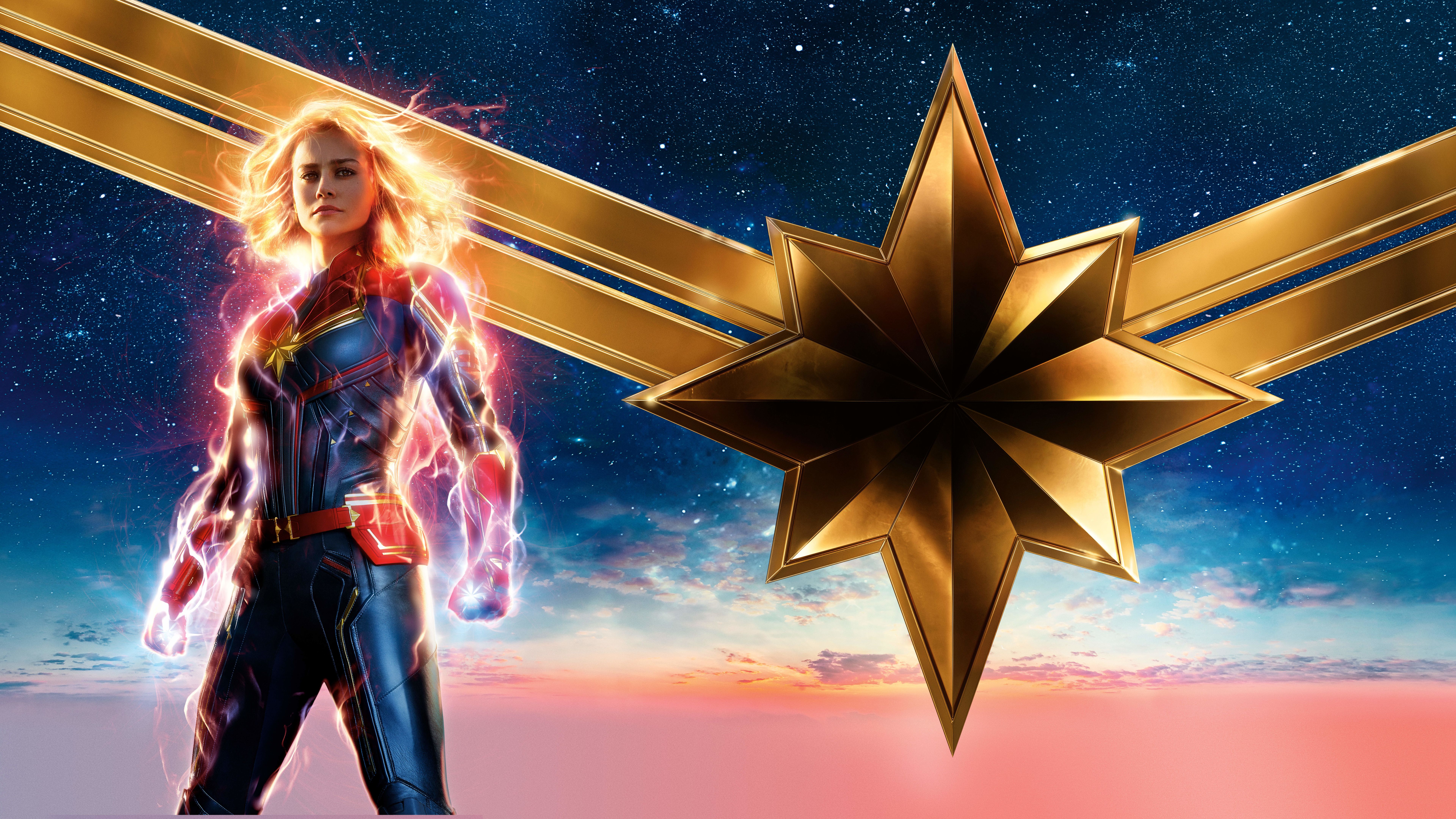 Captain Marvel Teaser Poster Art Wallpapers