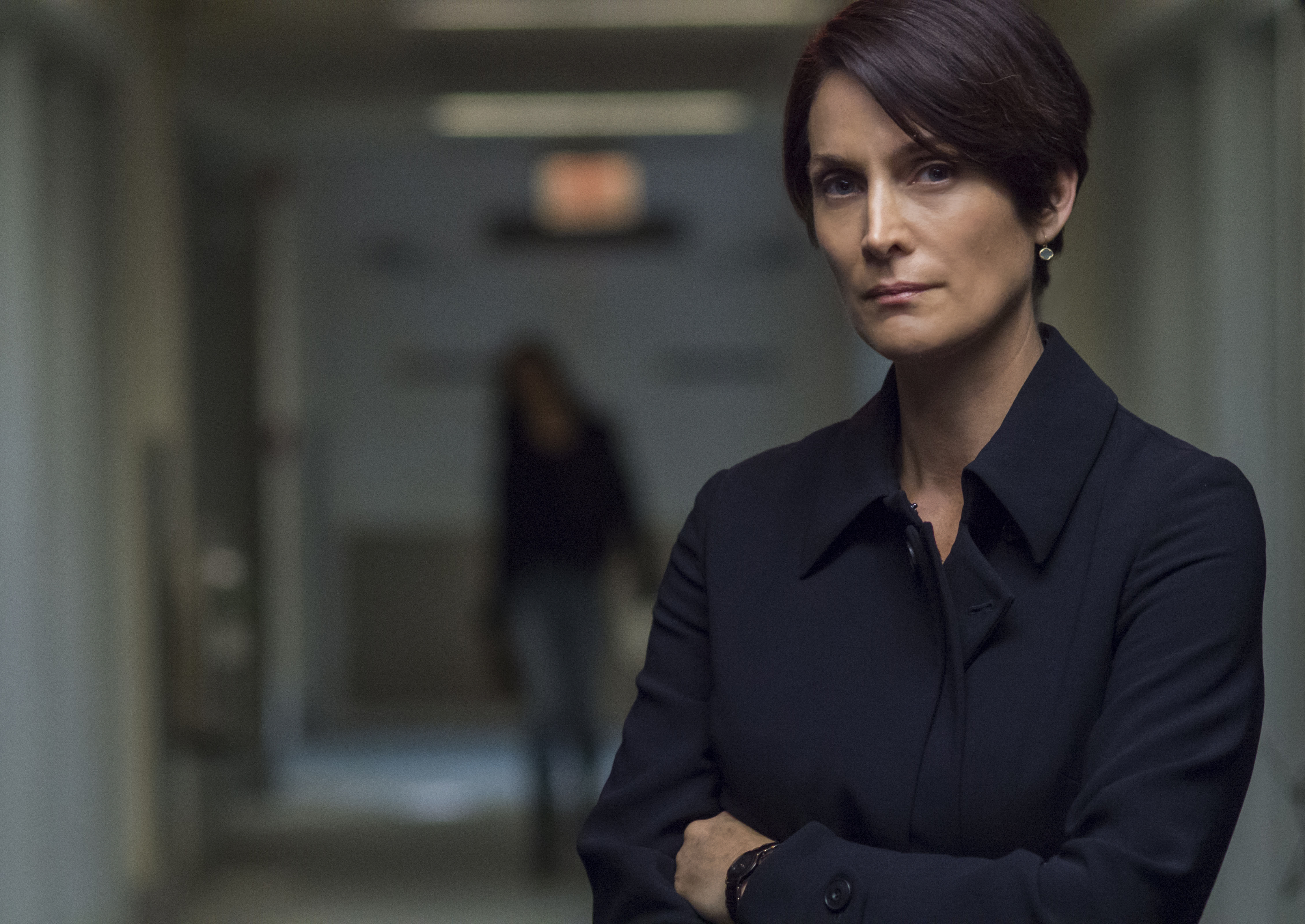 Carrie-Anne Moss In Matrix Resurrections Wallpapers