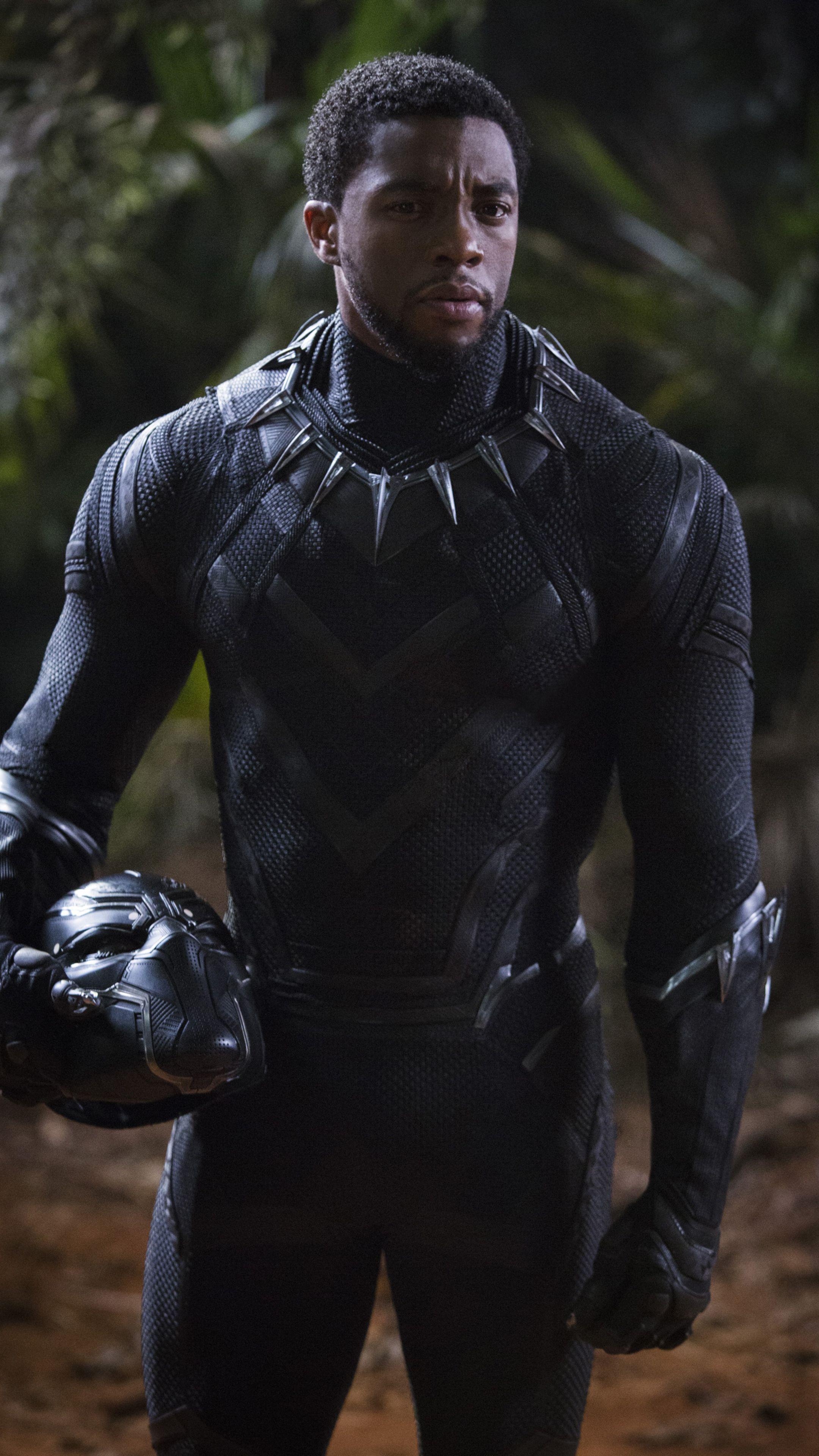 Chadwick Boseman As Black Panther 2018 Movie Wallpapers