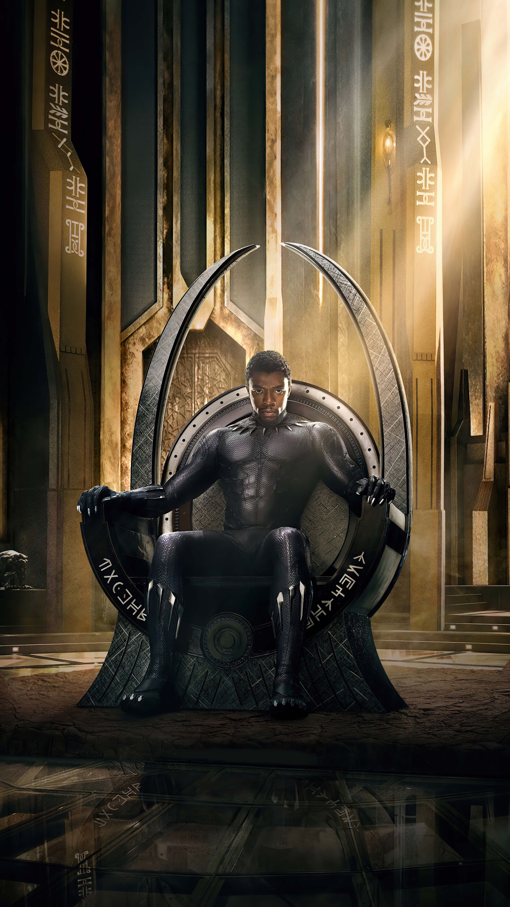 Chadwick Boseman As Black Panther 2018 Movie Wallpapers