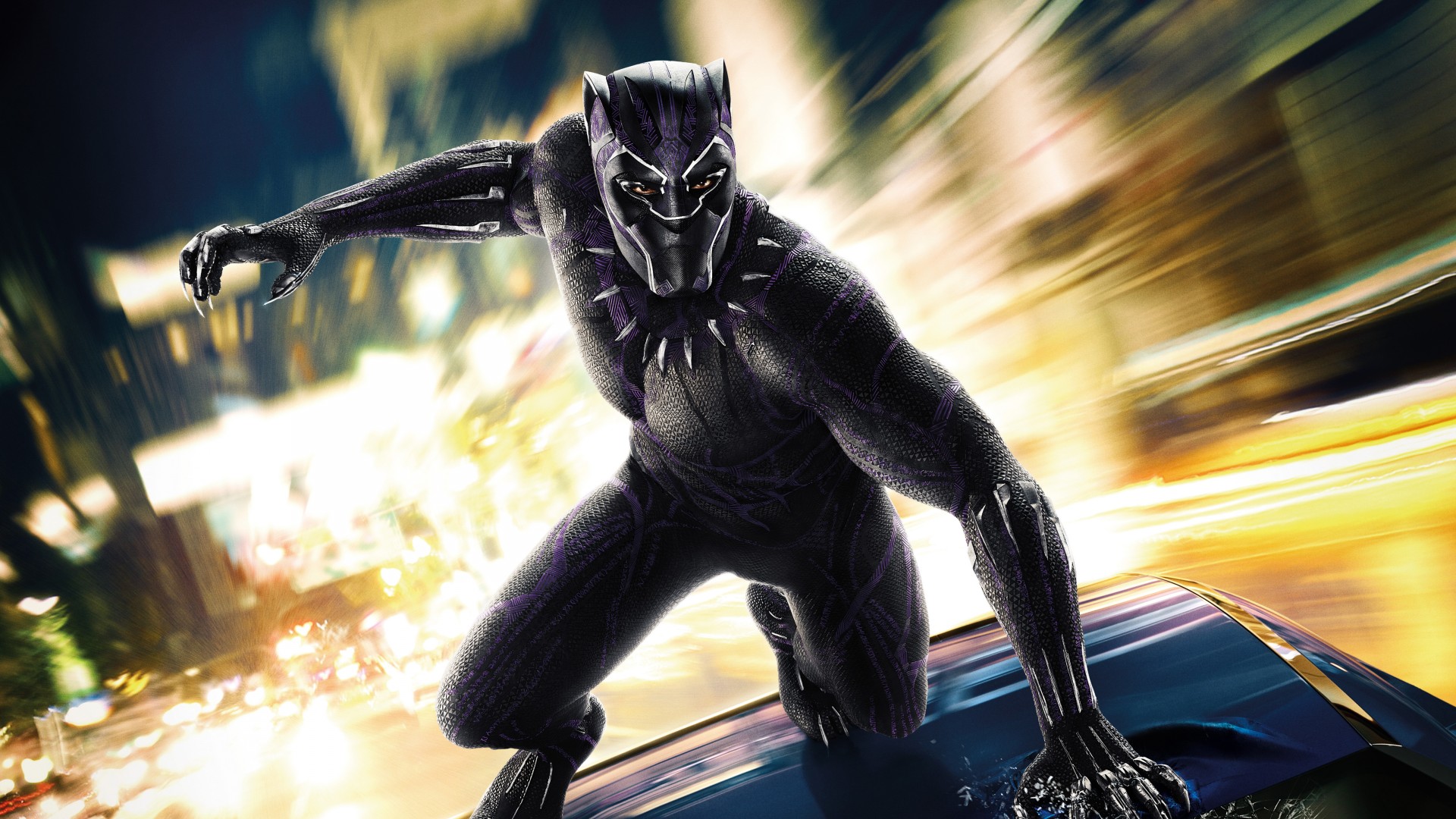 Chadwick Boseman As Black Panther 2018 Movie Wallpapers