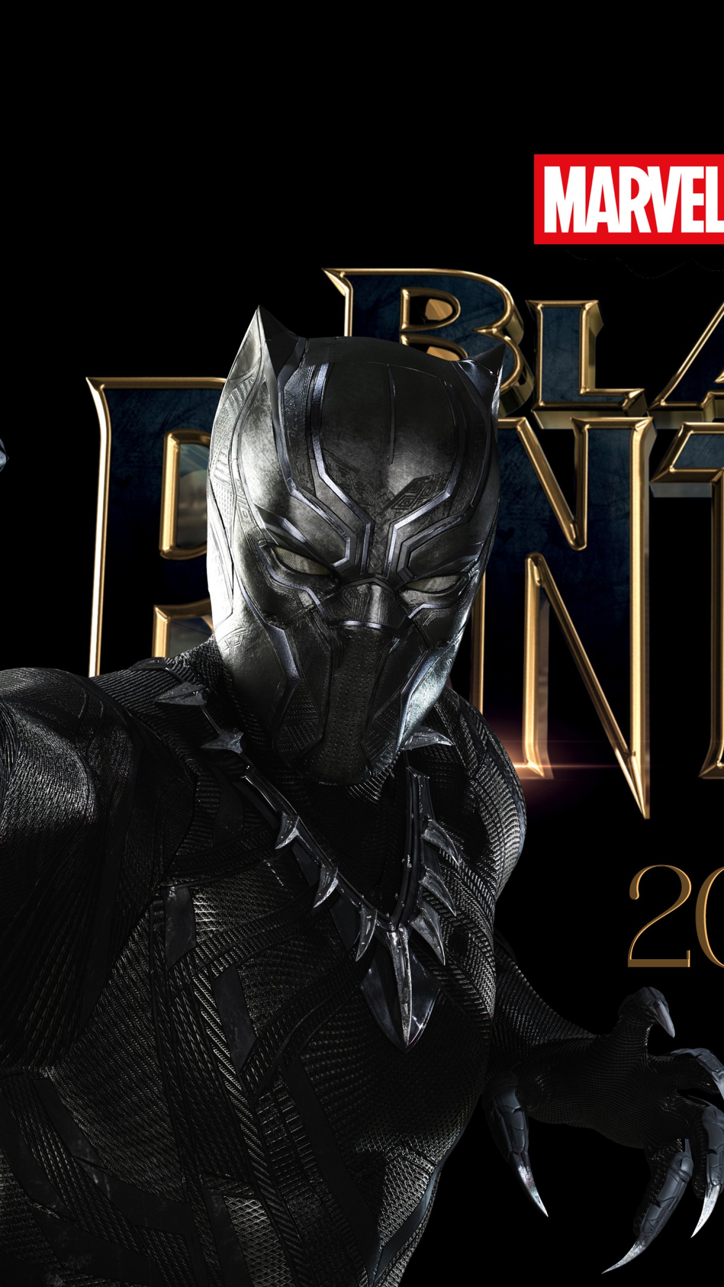 Chadwick Boseman As Black Panther 2018 Movie Wallpapers
