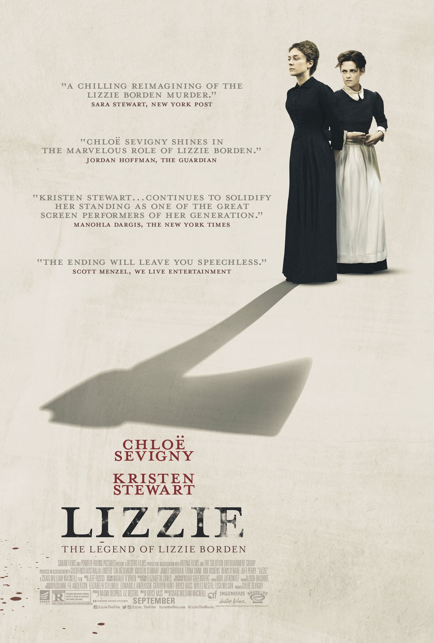 Chloг« Sevigny And Kristen Stewart 2019 Movie Lizzie Wallpapers