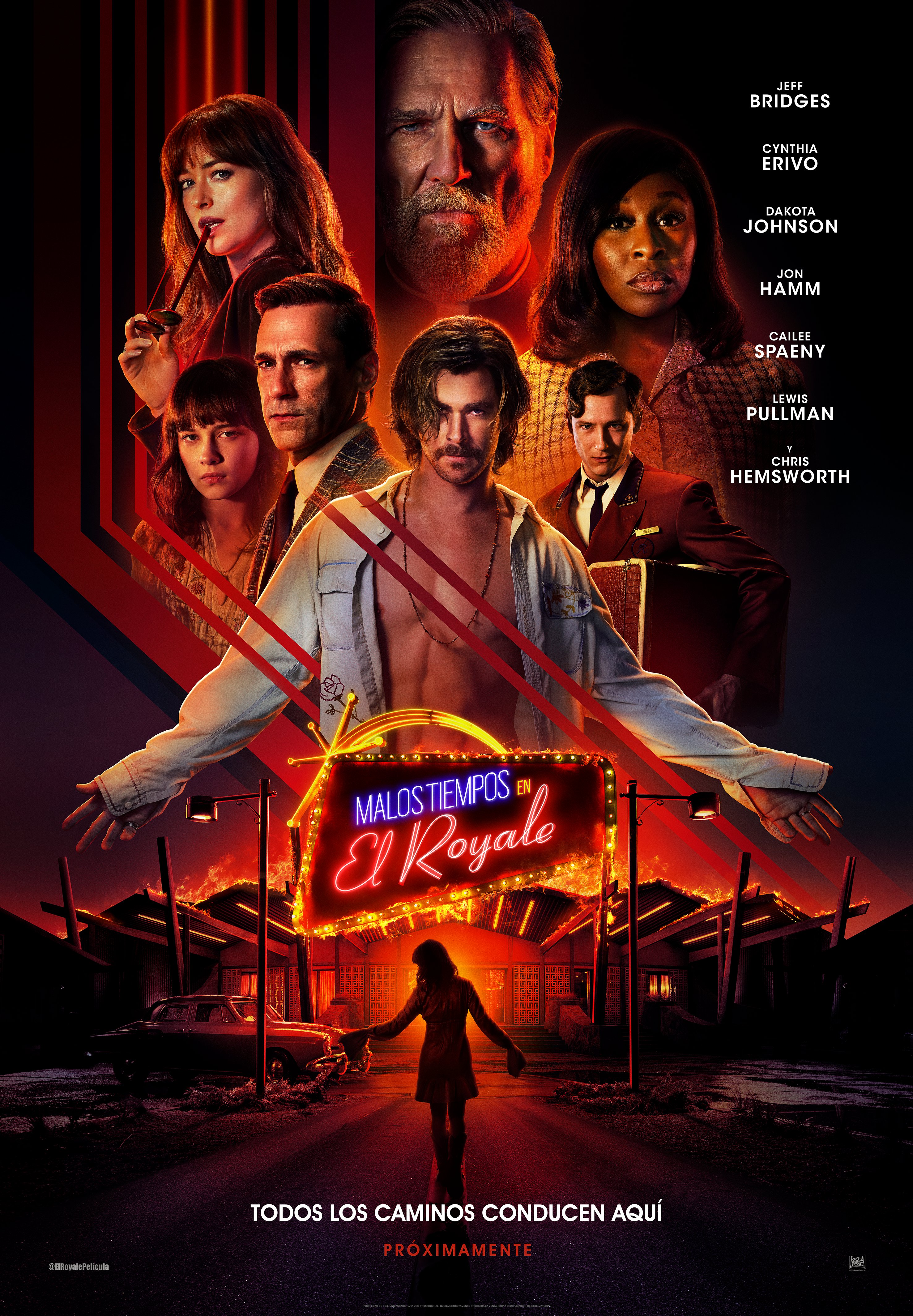 Chris Hemsworth In Bad Times At The El Royale 2018 Movie Wallpapers