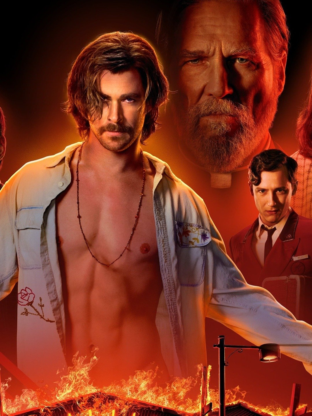 Chris Hemsworth In Bad Times At The El Royale 2018 Movie Wallpapers