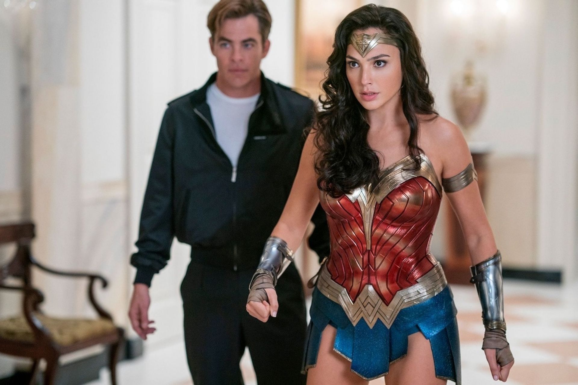 Chris Pine As Steve Trevor In Wonder Woman 2 Wallpapers