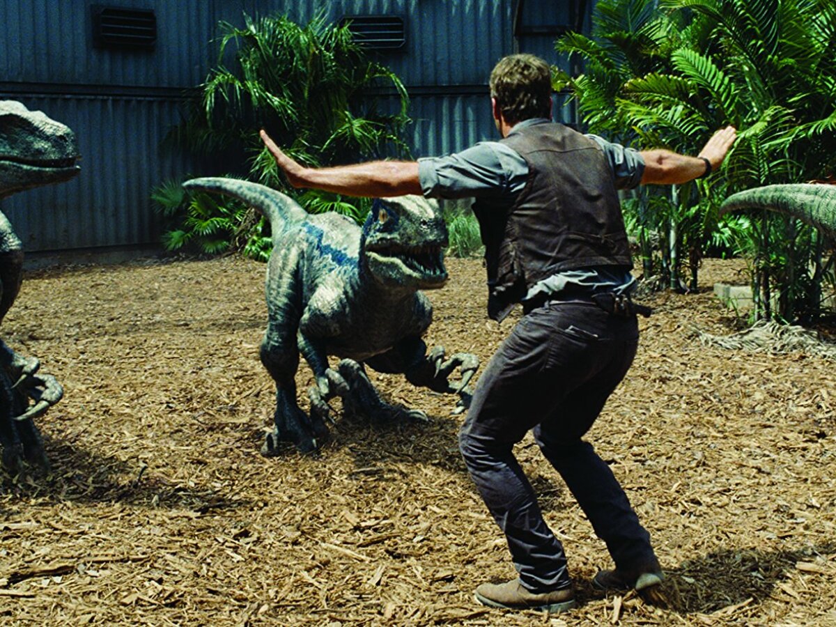 Chris Pratt And Little Raptor Jurassic World Wallpapers