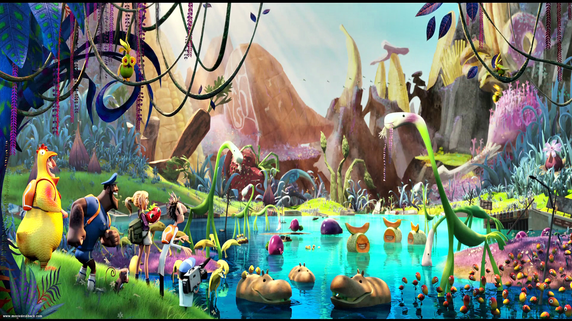 Cloudy With A Chance Of Meatballs 2 Wallpapers