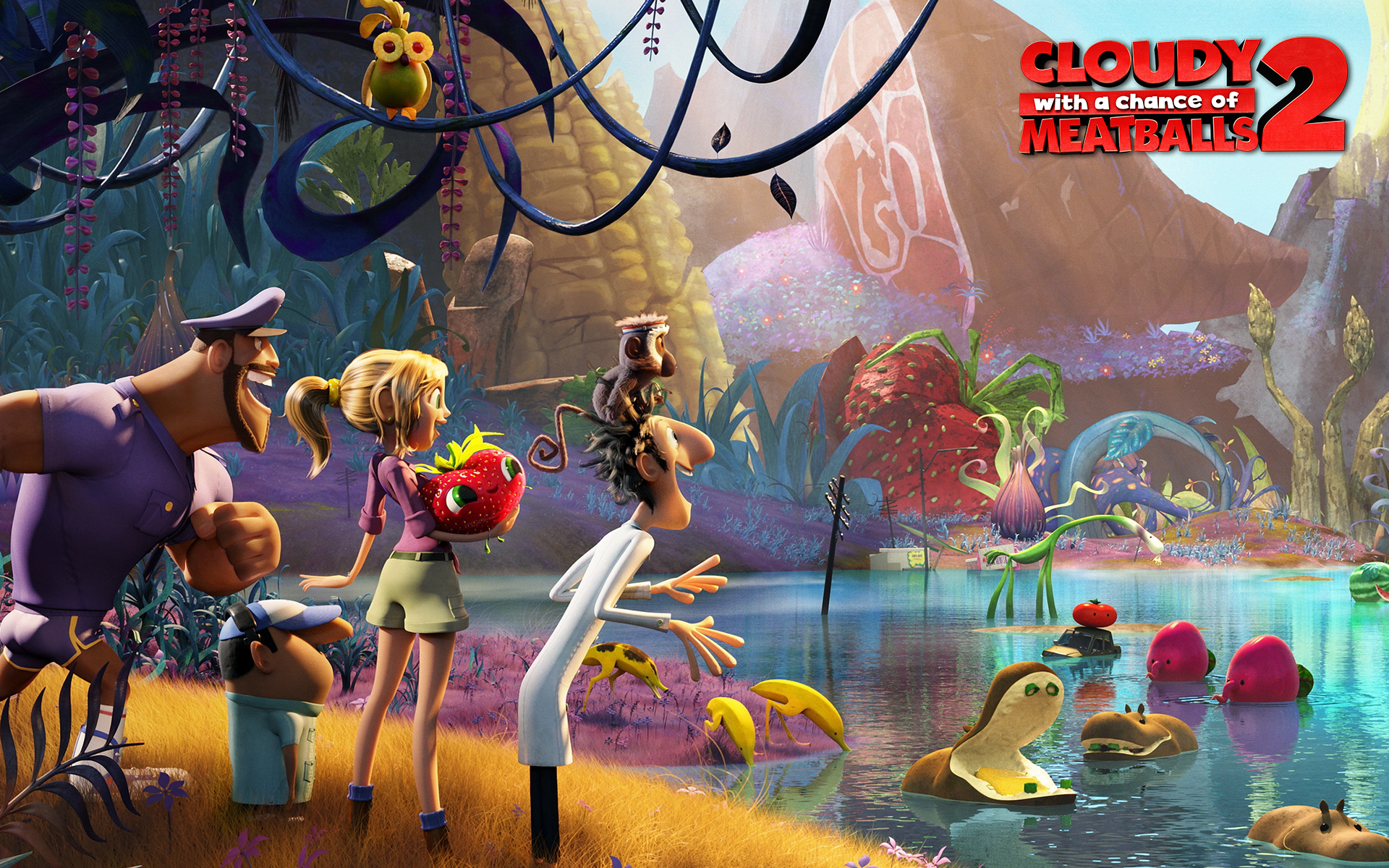 Cloudy With A Chance Of Meatballs 2 Wallpapers