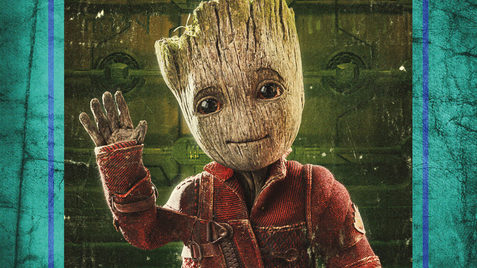 Cute Baby Groot In Guardians Of The Galaxy Wallpapers