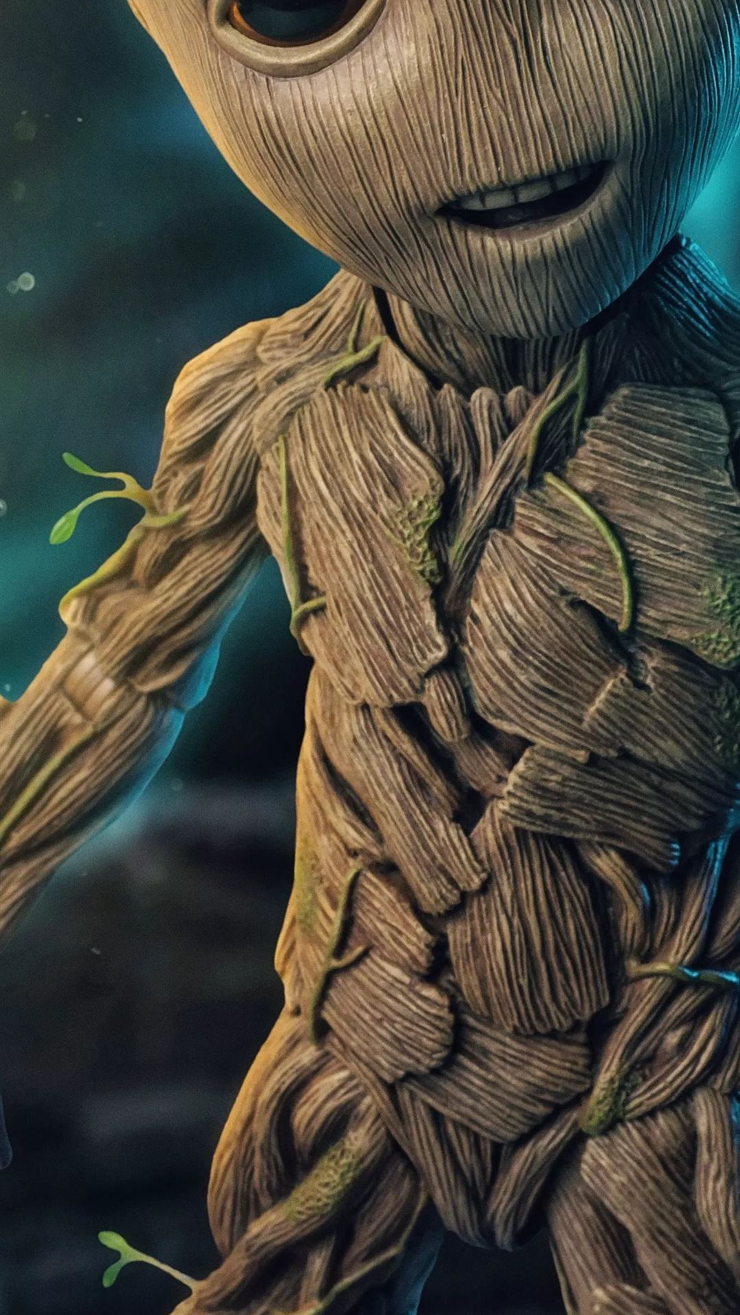 Cute Baby Groot In Guardians Of The Galaxy Wallpapers