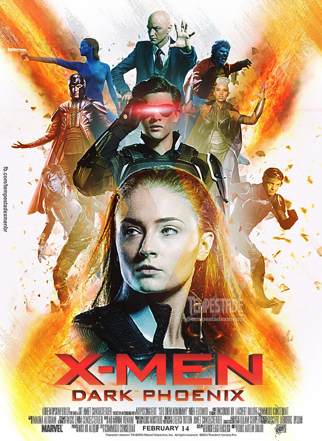 Cyclops X-Men Dark Phoenix Poster Wallpapers