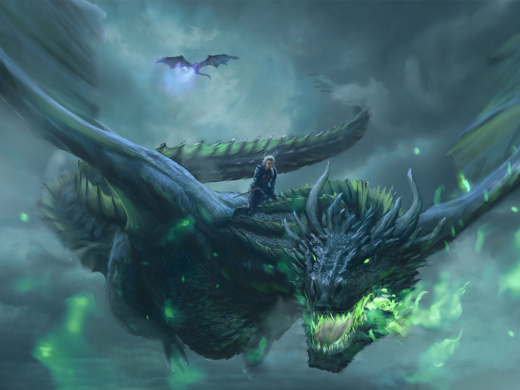 Daenerys Targaryen Game Of Thrones Flying Dragon Artwork Wallpapers