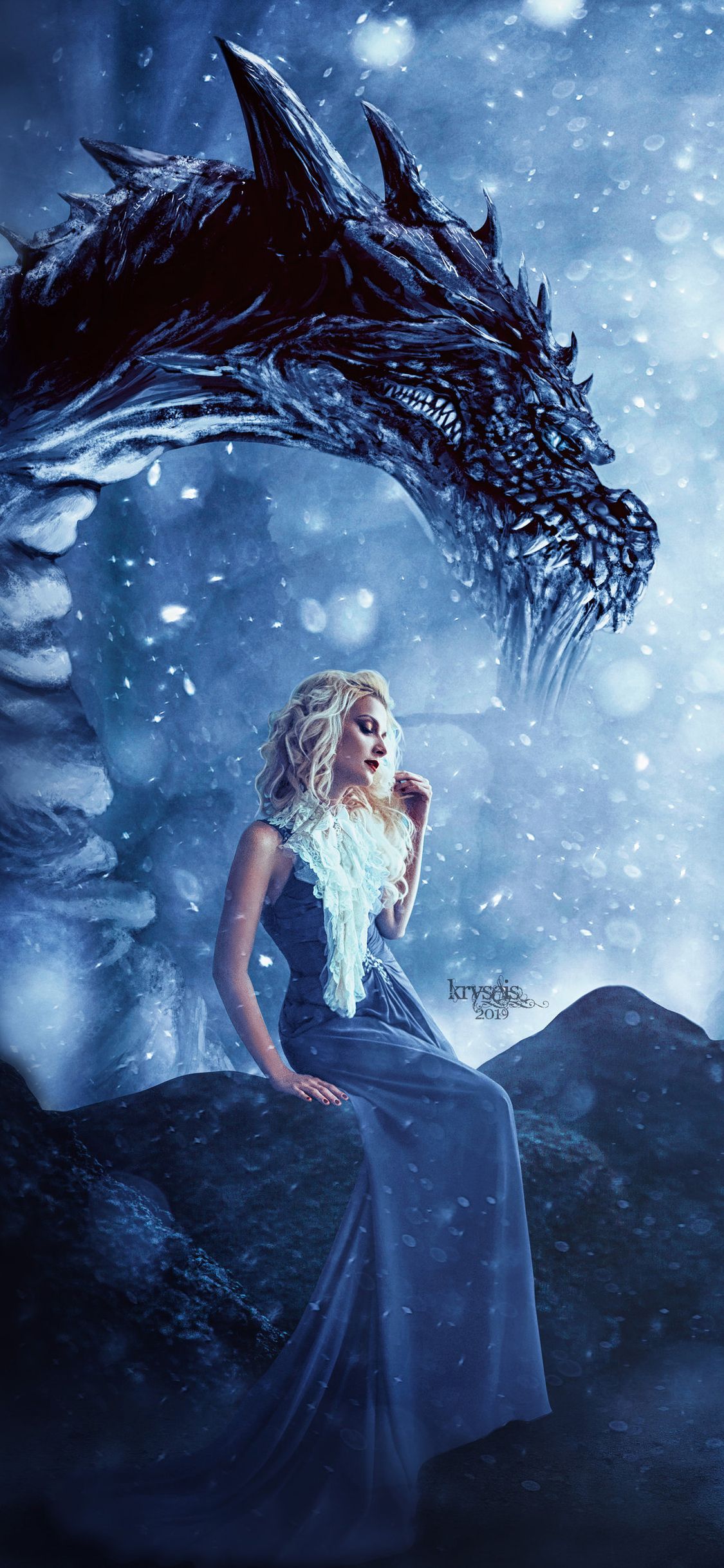 Daenerys Targaryen With Dragon Artwork Wallpapers