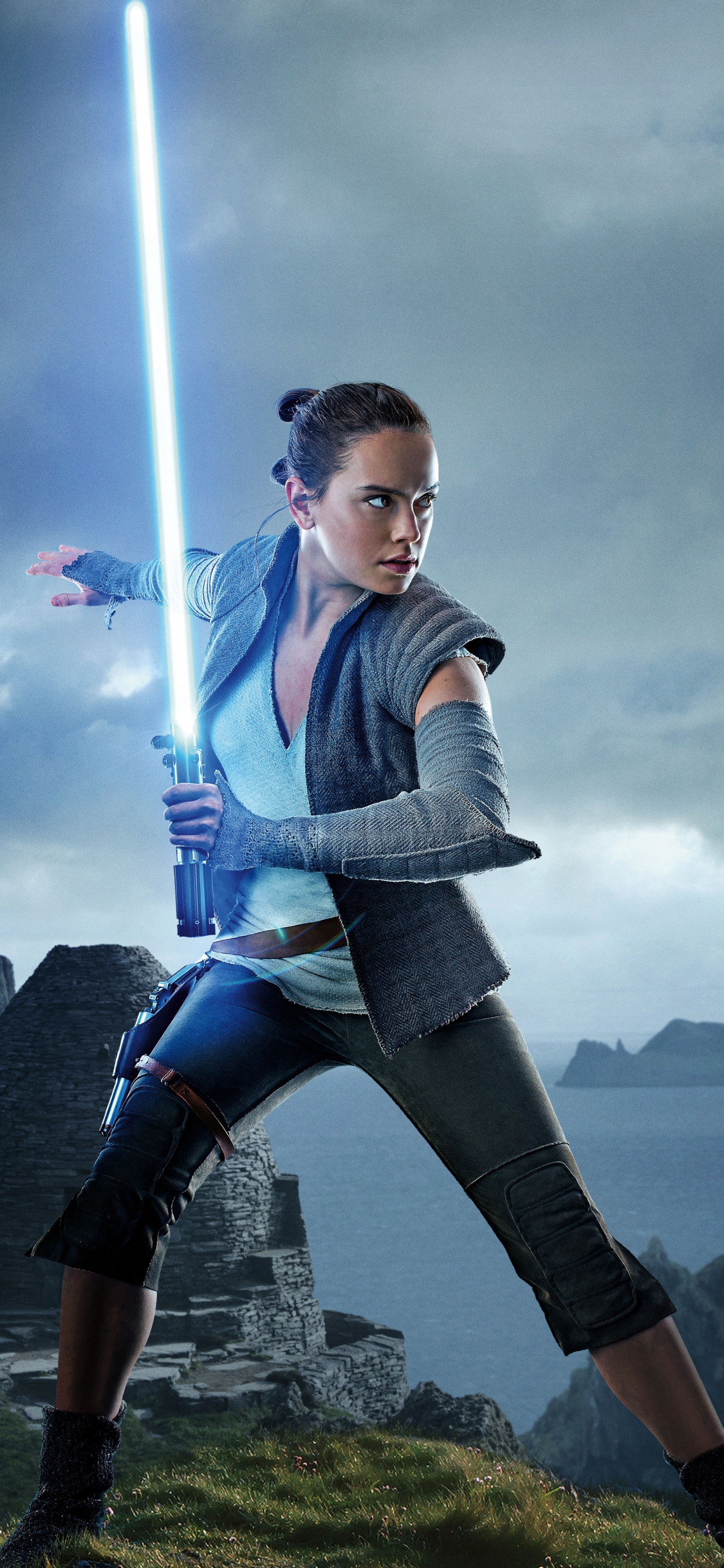 Daisy Ridley As Rey Star Wars In The Last Jedi Wallpapers